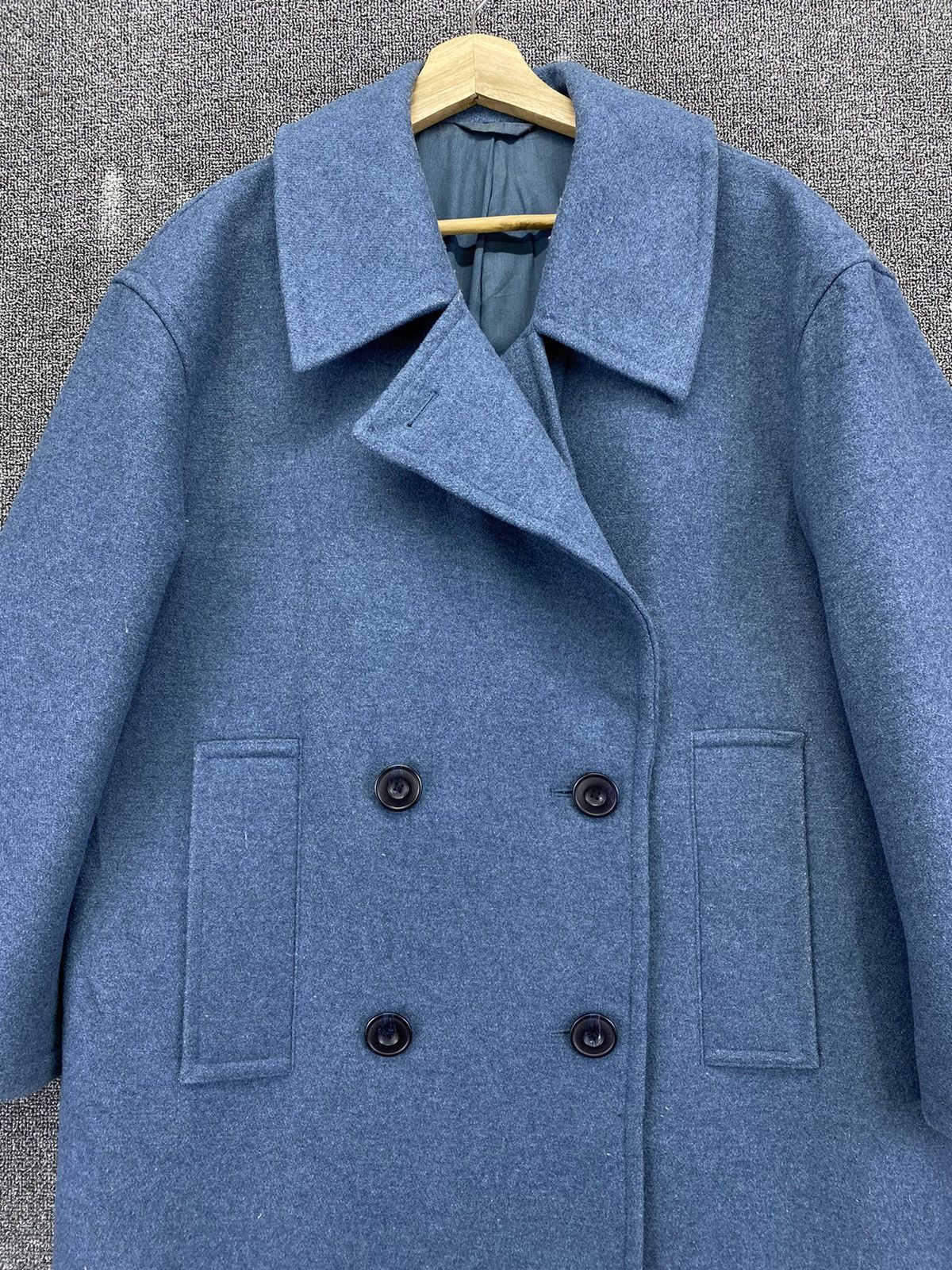 Christophe Lemaire × Lemaire × Uniqlo Lemaire x Uniqlo Double Breasted Wool Coat Long Jacket Size US M / EU 48-50 / 2 - 6 Thumbnail