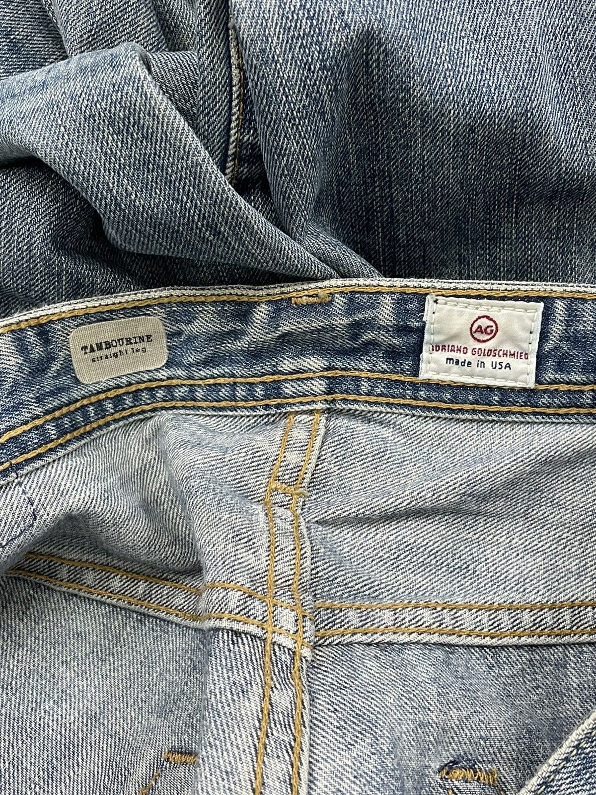AG Adriano Goldschmied VINTAGE AG ADRIANO GOLDSHMIED MUDWASH RIPPING OG STYLE DENIM Size US 32 / EU 48 - 16 Thumbnail