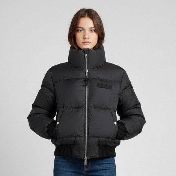 Dsquared2 Dsquared Black Short Down Parka - S/M, hooded! 🇨🇦 Size S / US 4 / IT 40 - 1 Thumbnail