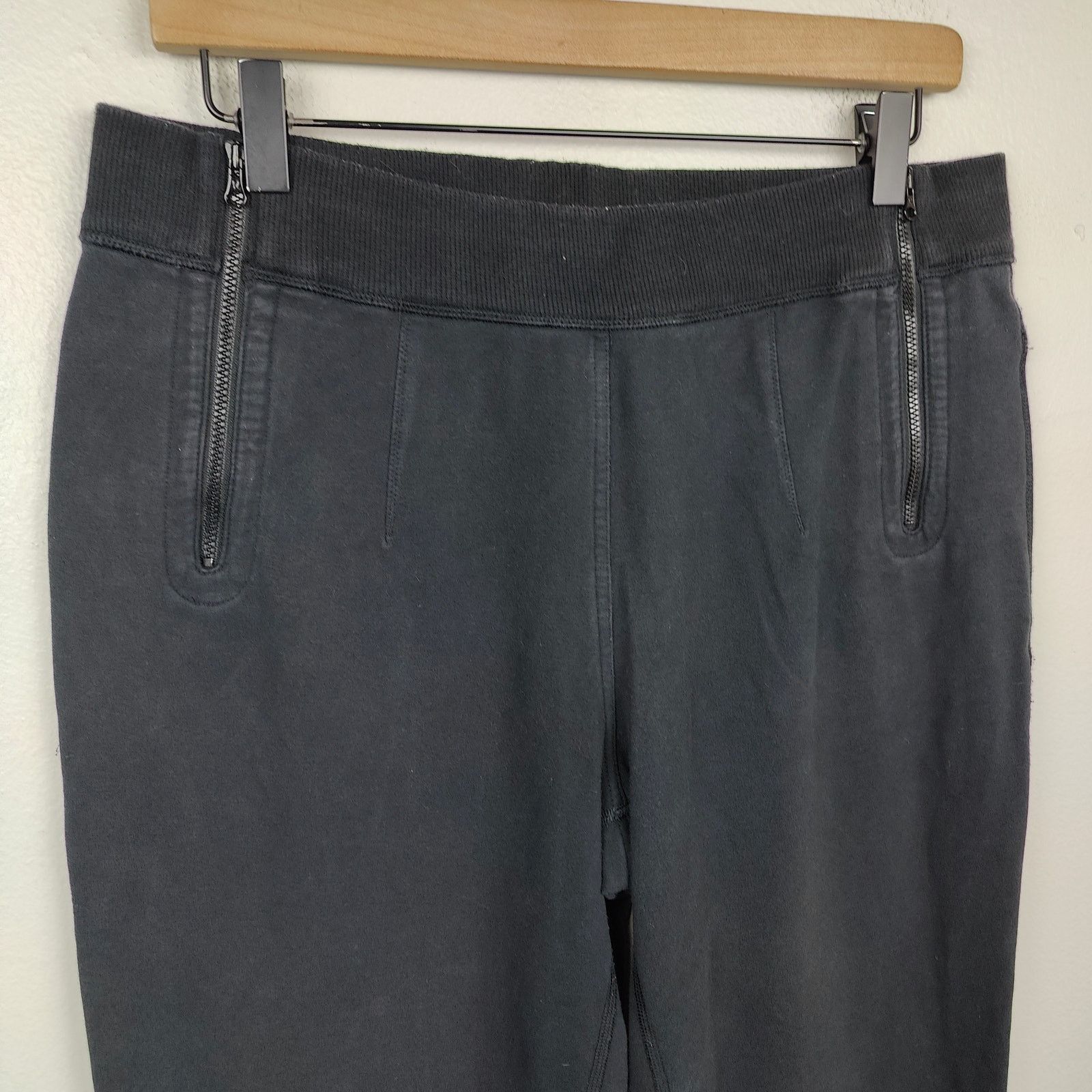 Lululemon Lululemon Sweatpants Womens 10 Black Tapered Cotton Size 32" / US 10 / IT 46 - 2 Thumbnail