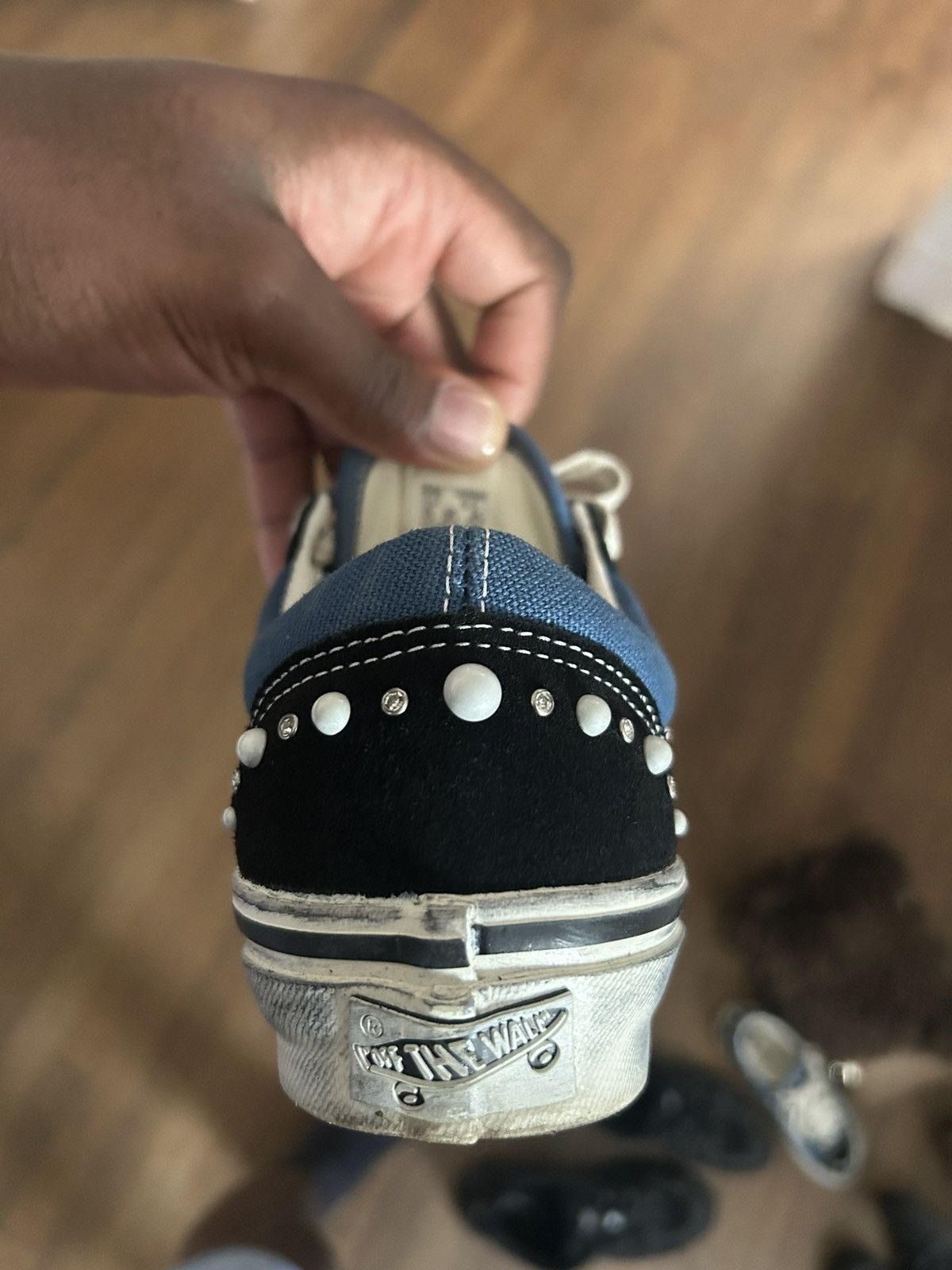 Vans Blue Pearlized Vans Size US 6.5 / IT 36.5 - 3 Thumbnail