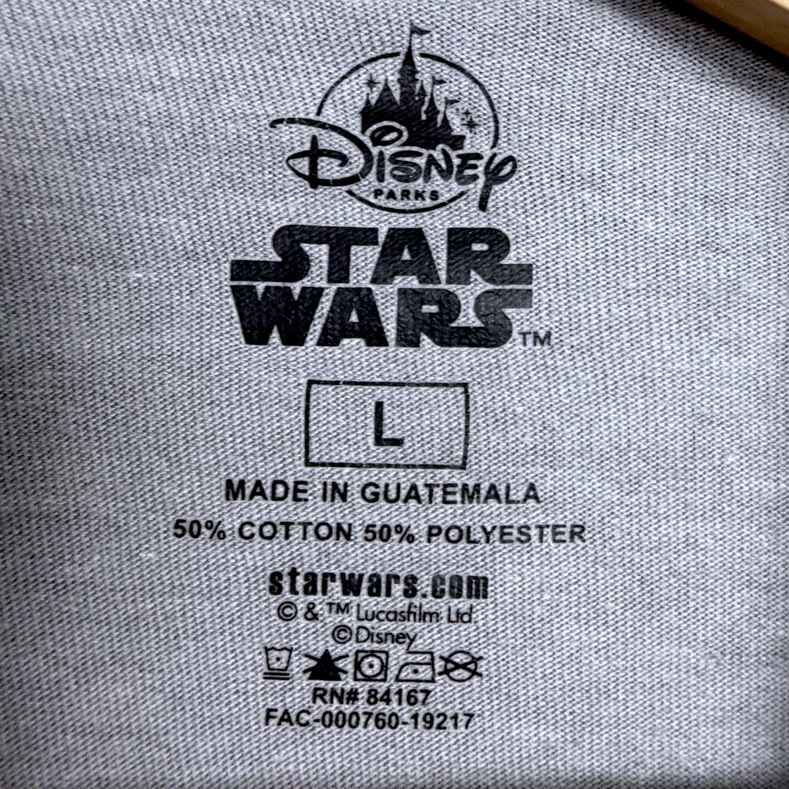 Star Wars Disney Star Wars Gray Shirt Mens L AT-AT Walker Tall L/S Size US L / EU 52-54 / 3 - 5 Thumbnail