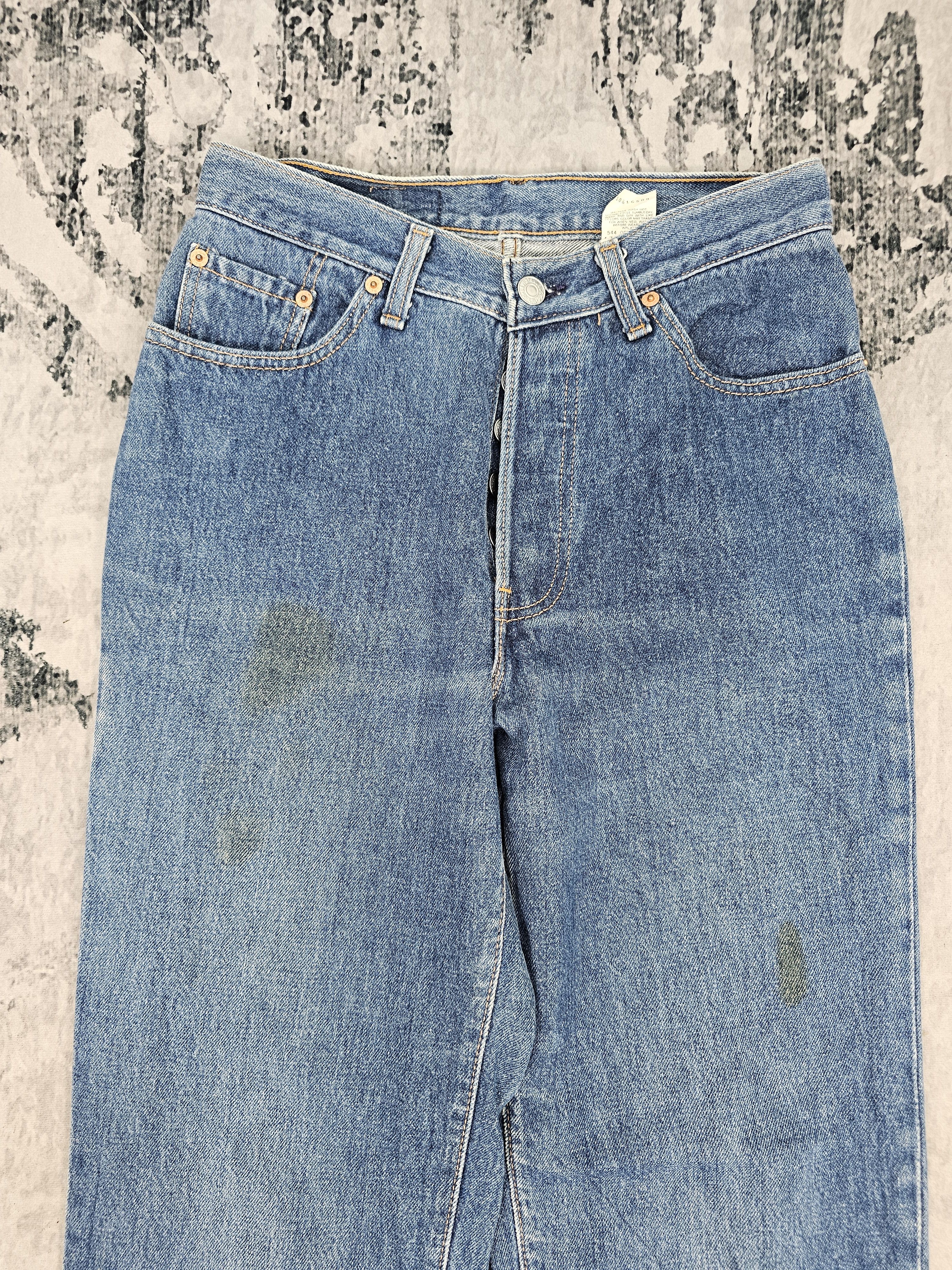 Levi's Vintage Clothing Vintage LEVIS 17501 Carrot Cut Moms Blue Jeans L0458 Size US 27 - 8 Thumbnail