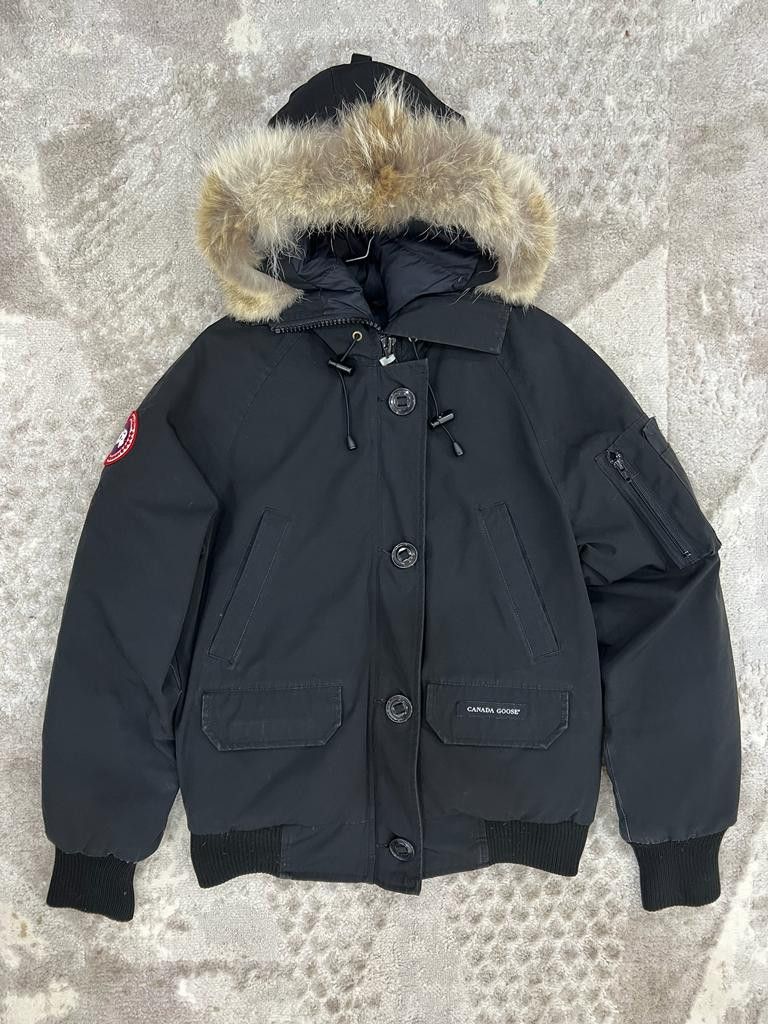 Image of Canada Goose Chilliwack Bomber in Black, Women's (Size Small)