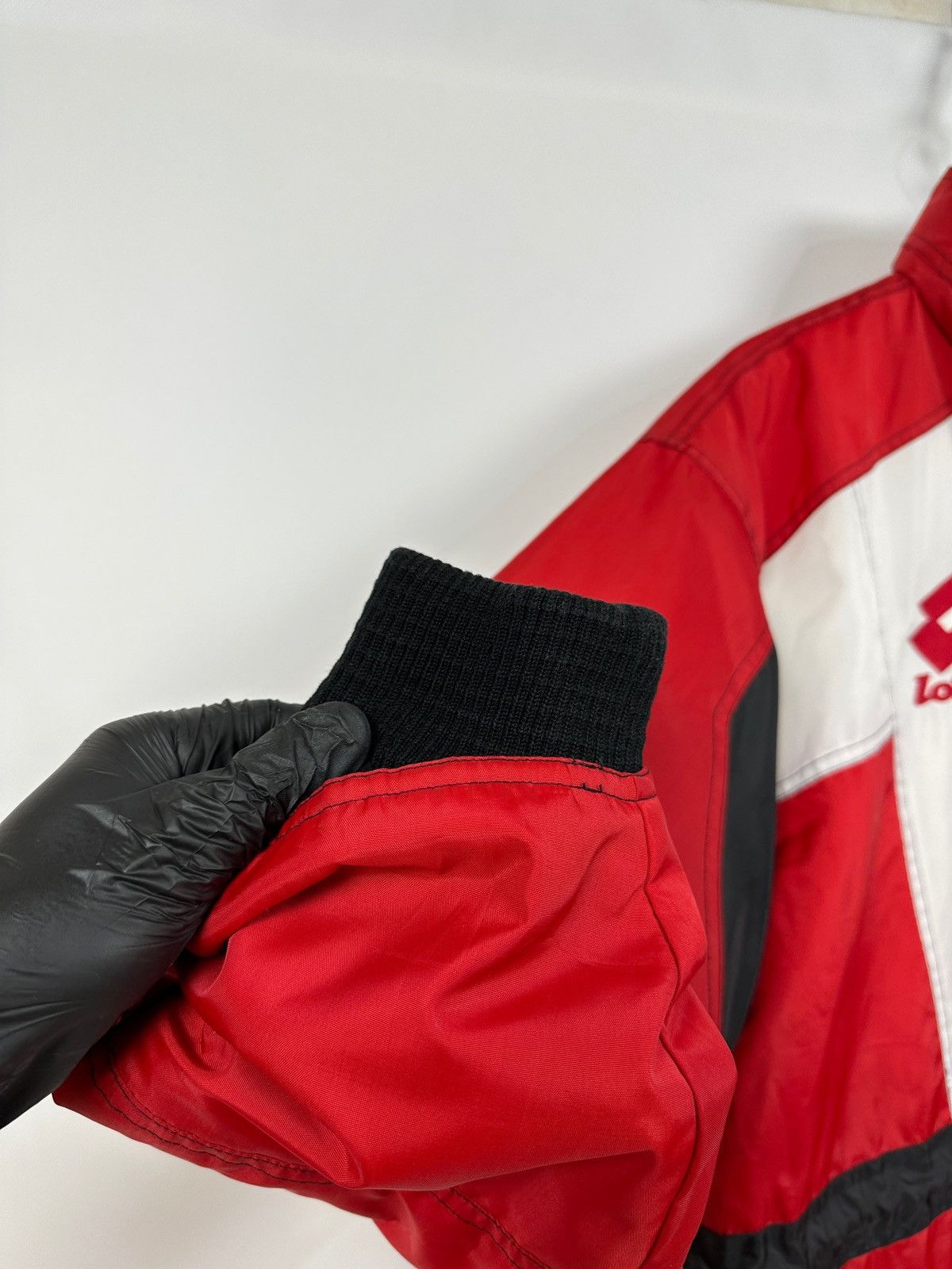 Lotto Sport 90s Vintage Lotto AC Milan Soccer Parka Coat Jacket Size US M / EU 48-50 / 2 - 15 Thumbnail
