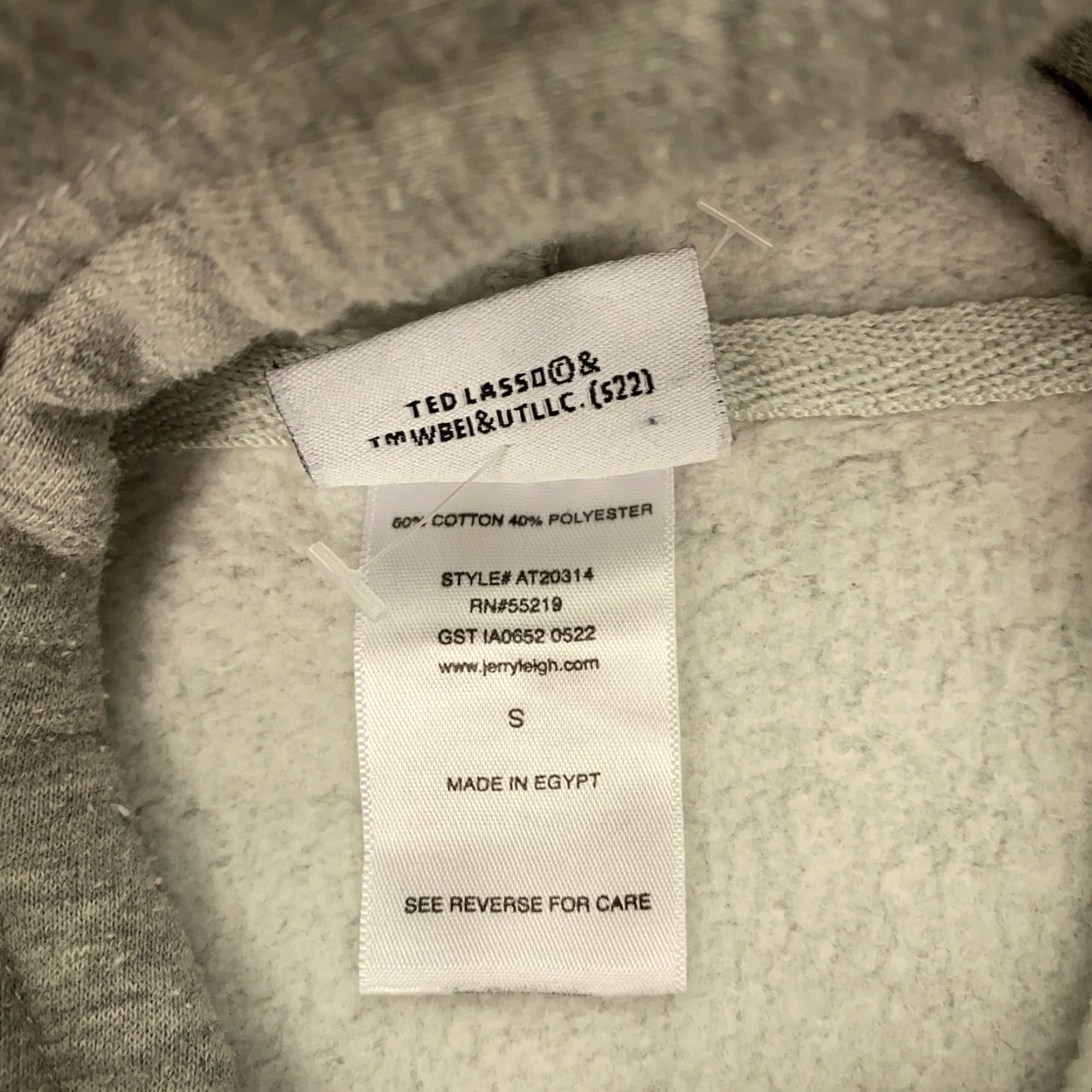 Vintage Ted Lasso Hoodie Mens Small Gray Hooded AFC Richmond Soccer Shirt/ Sweatshirt Size US S / EU 44-46 / 1 - 5 Thumbnail
