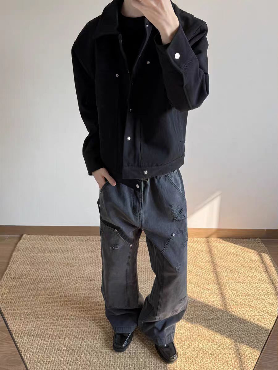 Other Street-style Washed Casual Work Pants Size US 30 / EU 46 - 3 Thumbnail