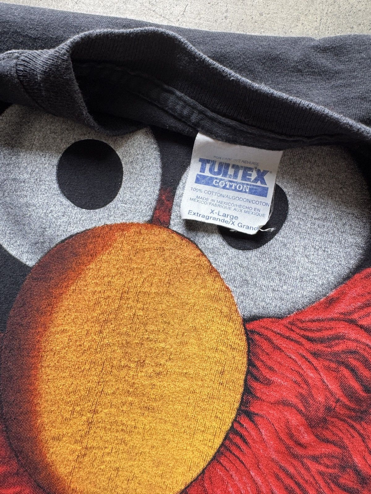 Vintage ‘90s Elmo Shadow Blackout Sesame Street Tee Shirt Muppet Size US XL / EU 56 / 4 - 5 Thumbnail