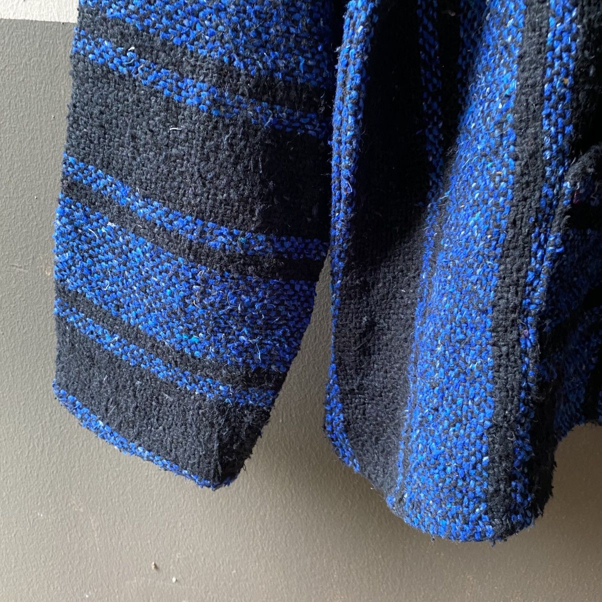 Vintage Blue Striped Baja Hoodie Pullover Size US M / EU 48-50 / 2 - 6 Thumbnail