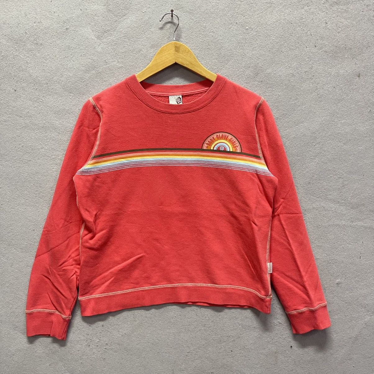 Body Glove Vintage Body Glove Rainbow Stripe Crewneck Sweatshirt Size L / US 10 / IT 46 - 1 Thumbnail