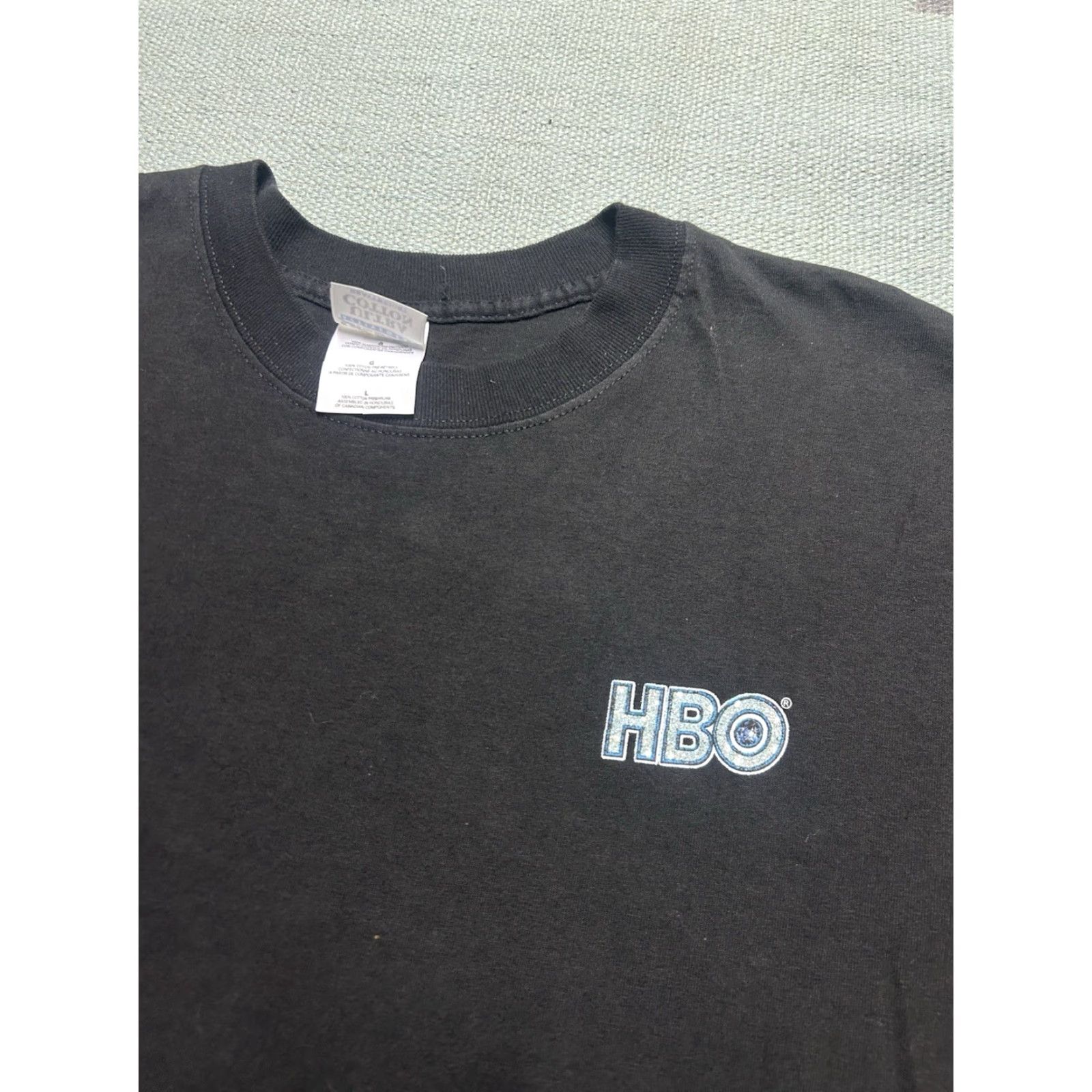 Gildan VINTAGE 90s T SHIRT Chris Rock Bigger and Blacker HBO Comedy Promo 1999 Large Mens Black 90s Size US L / EU 52-54 / 3 - 7 Thumbnail