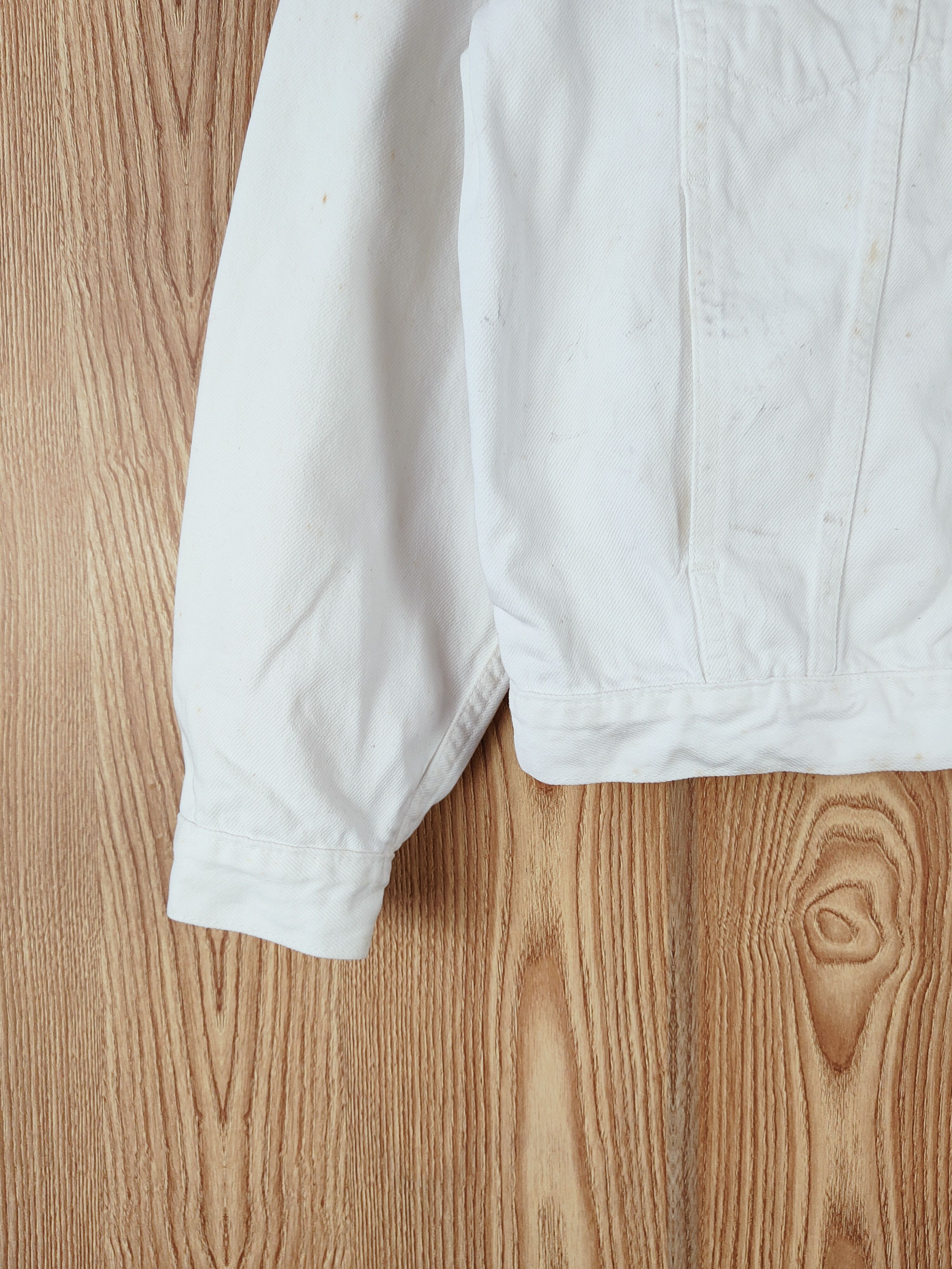 Levi's D Levi's orange tab vintage White Denim Jacket #W571 Size US M / EU 48-50 / 2 - 4 Thumbnail