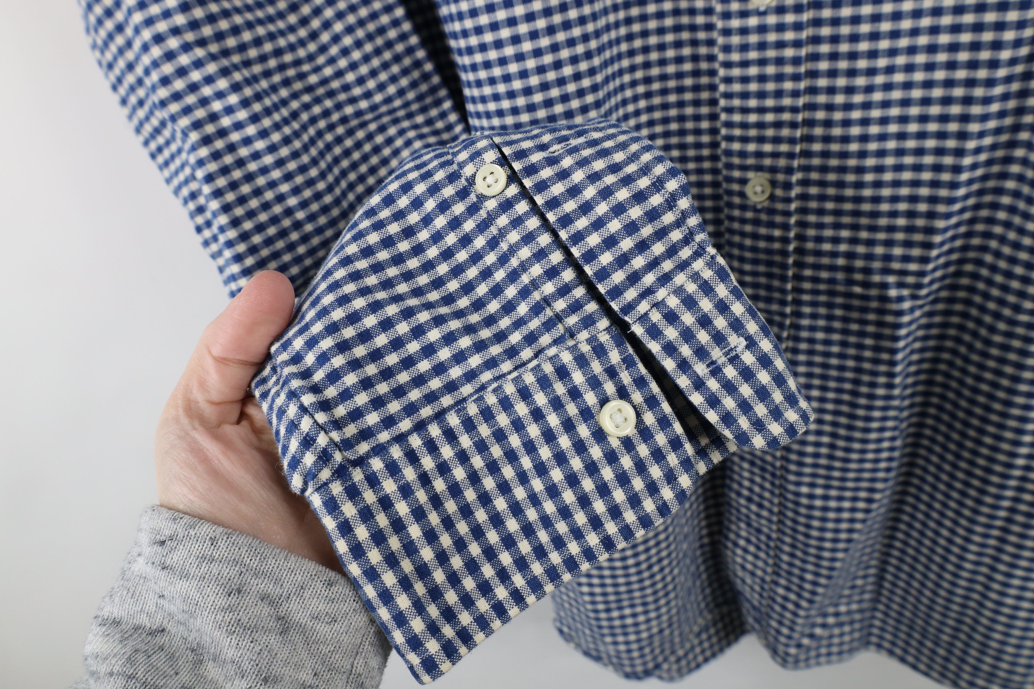 Polo Ralph Lauren Vintage 90s Ralph Lauren Fit Gingham Plaid Button Down Shirt Size US XXL / EU 58 / 5 - 5 Thumbnail