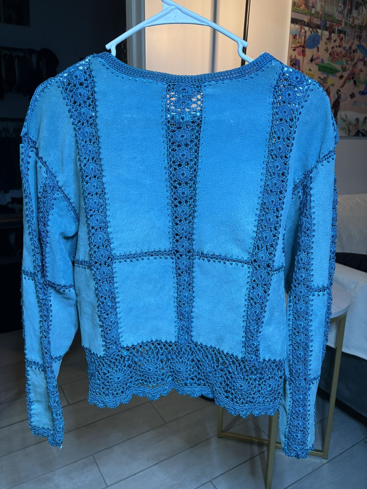 Other Vintage crochet detail button up cardigan Size M / US 6-8 / IT 42-44 - 5 Thumbnail