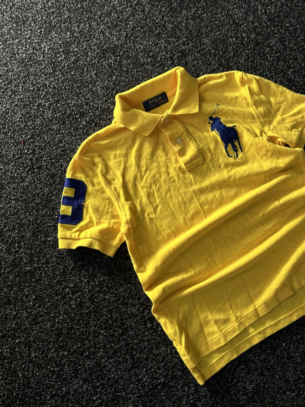 Polo Ralph Lauren × Vintage ❗️Vintage POLO Shirt Polo Ralph Lauren #3 USA Chief Keef styl Size M / US 6-8 / IT 42-44 - 2 Thumbnail