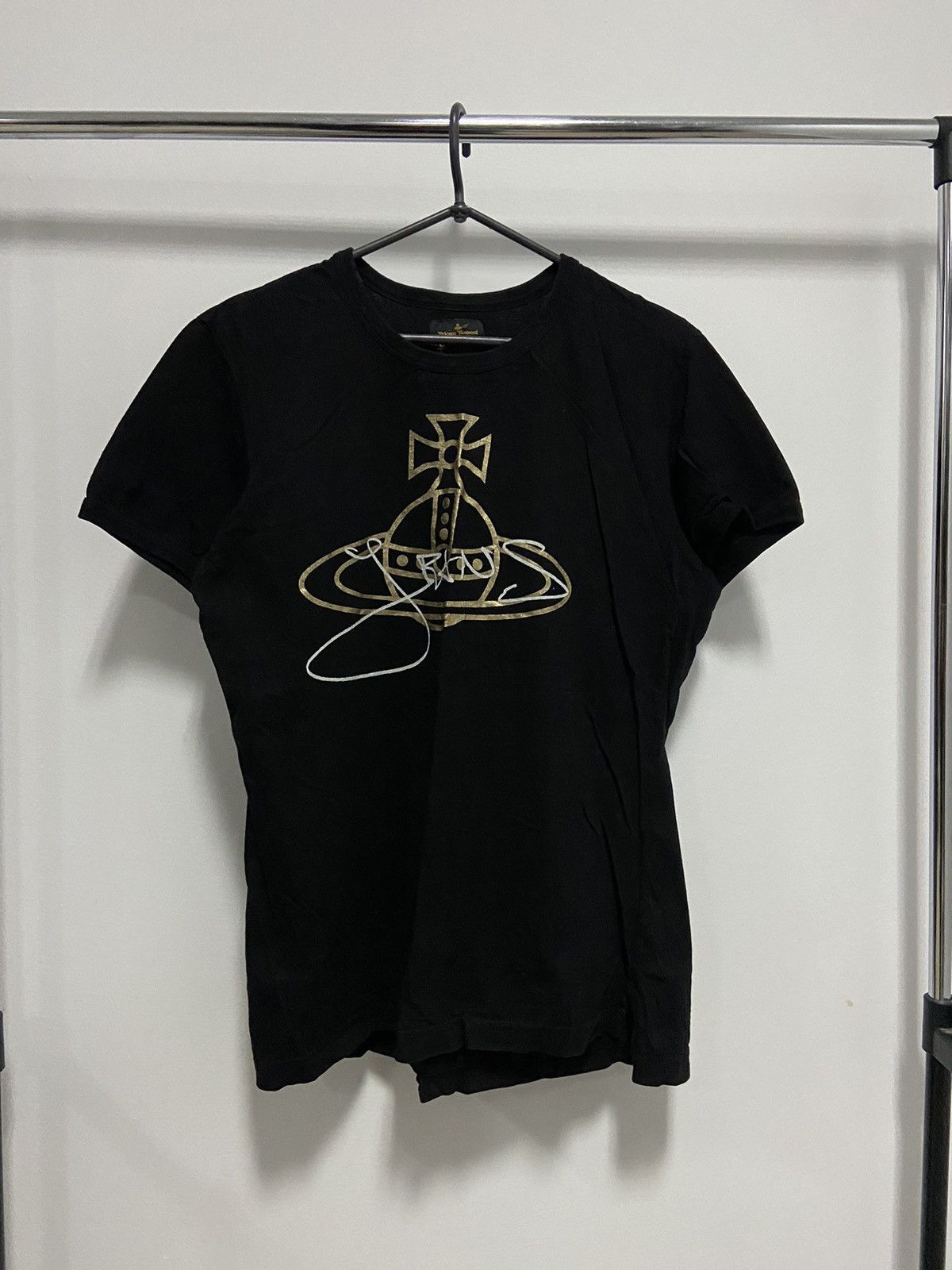 Vintage × Vivienne Westwood Vivienne Westwood Big Logo Vintage T shirt Luxury Size US L / EU 52-54 / 3 - 1 Thumbnail