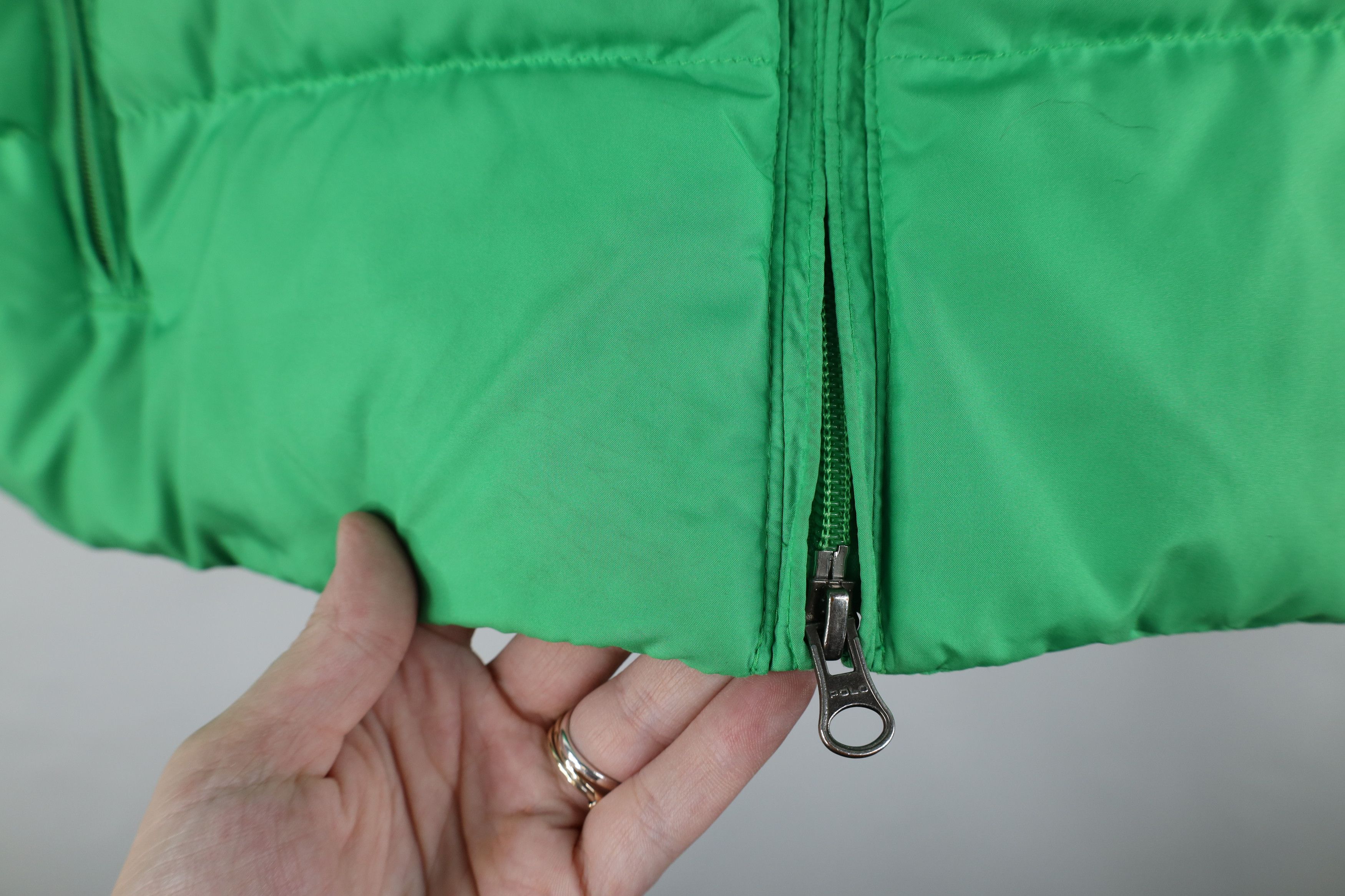 Ralph Lauren Vintage 90s Ralph Lauren Duck Down Puffer Vest Jacket Green Size XL / US 12-14 / IT 48-50 - 7 Thumbnail