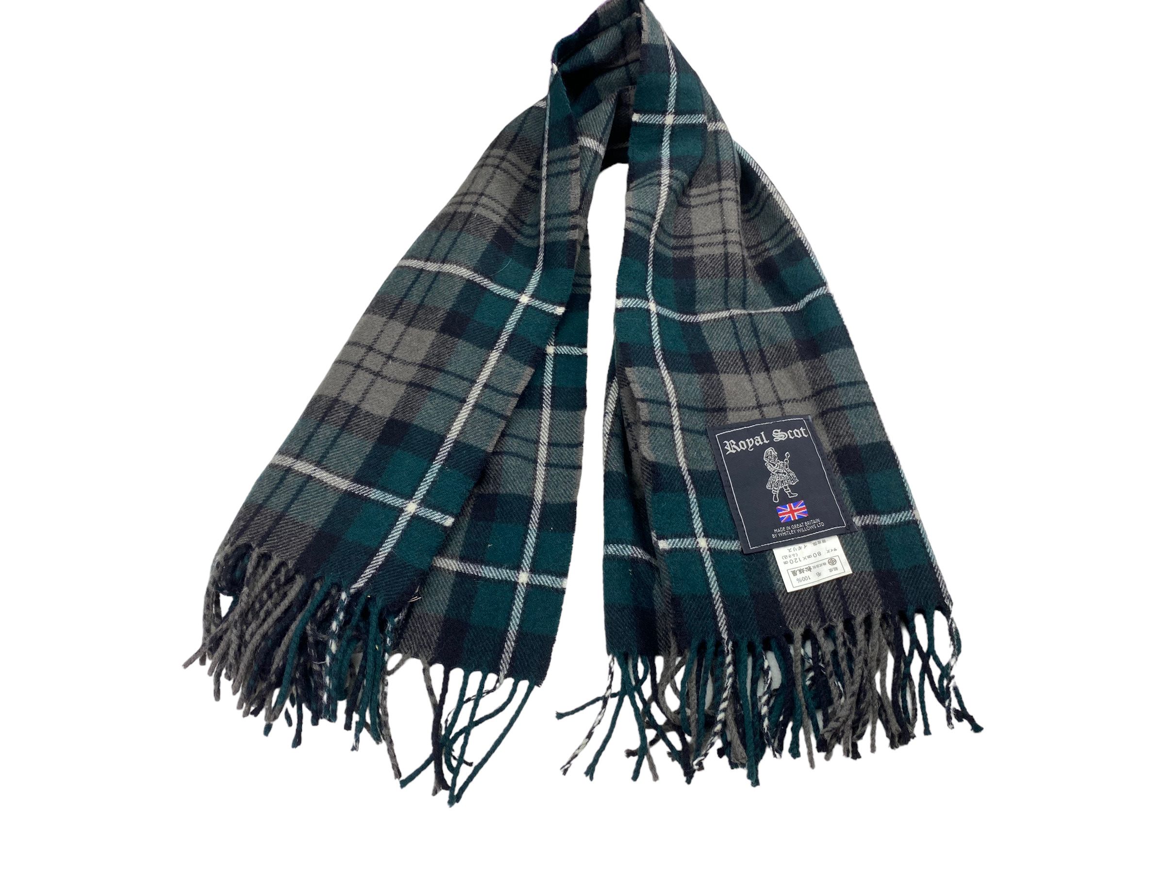 Vintage Vintage Royal Scot Checkered Wool Scarf - Made in Scotland Size ONE SIZE - 1 Thumbnail