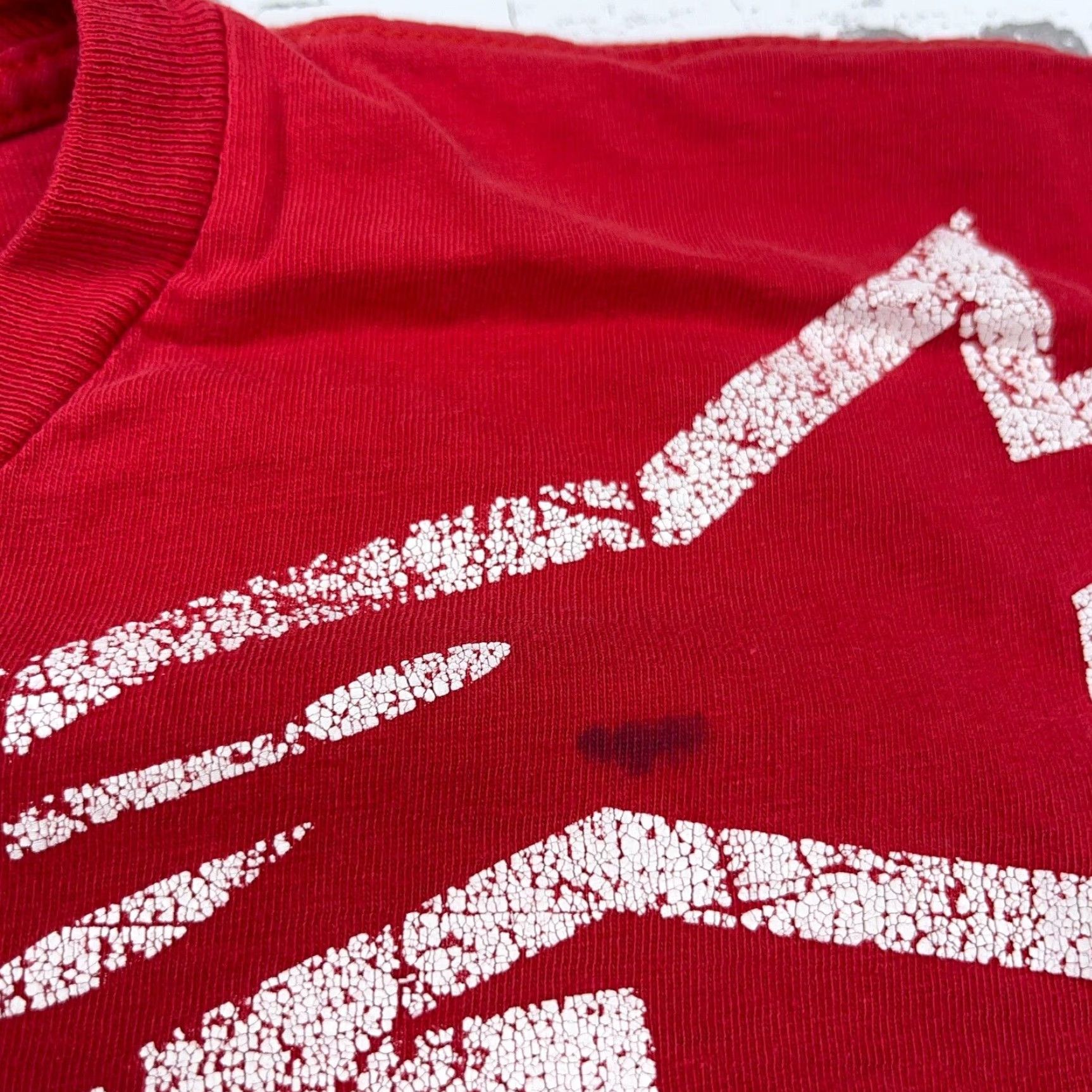Alpinestars VINTAGE Alpinestars T-Shirt Men 2XL Red White Graphic Print Logo Gothic Punk Retro Skull USA Short Sleeve Short Sleeve Crew Neck Graphic Tee Man XS Size US XXL / EU 58 / 5 - 5 Thumbnail
