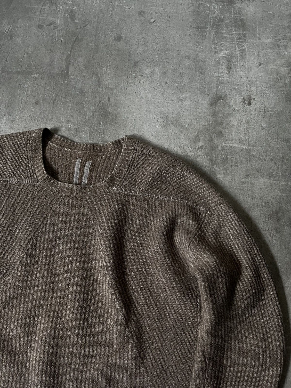Rick Owens Rick Owens Mastodon FW16 wool cashmere brown sweater Size US L / EU 52-54 / 3 - 3 Thumbnail