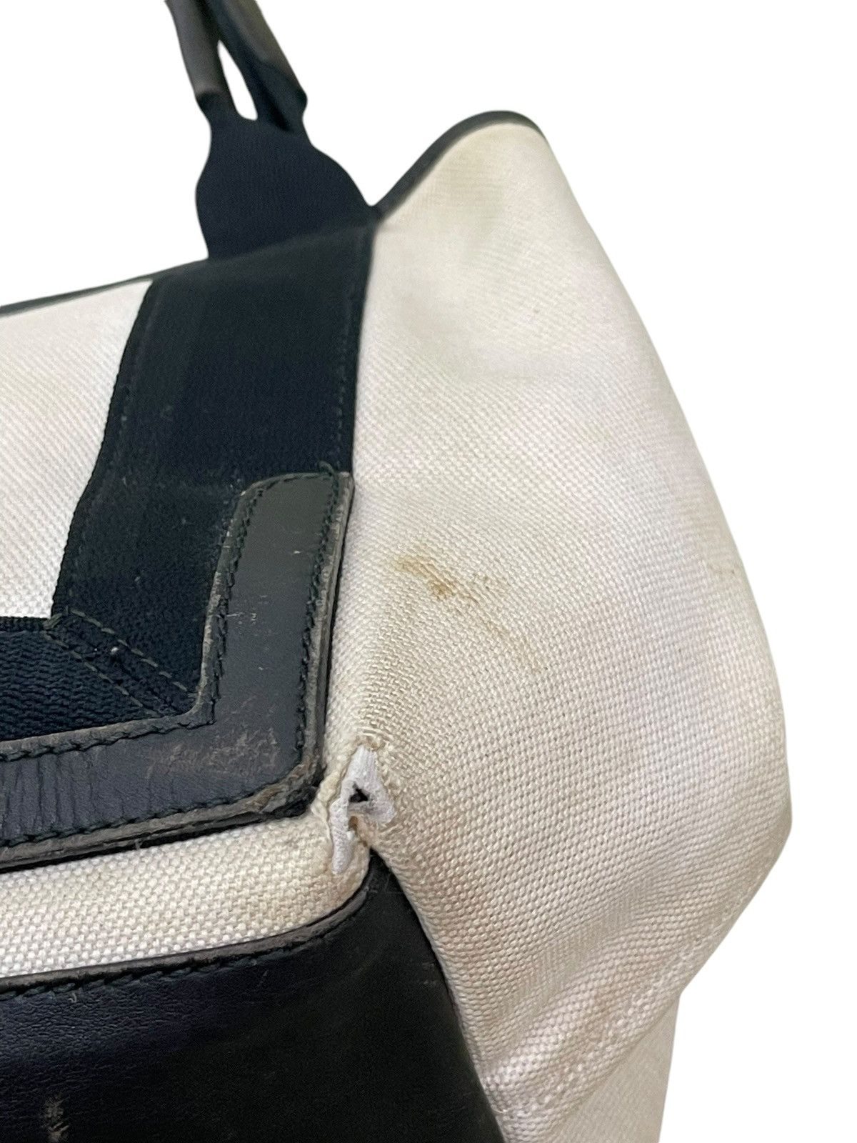 Balenciaga Balenciaga Paris Cotton Canvas Leather Tote Bag 9🟩 Size ONE SIZE - 7 Thumbnail