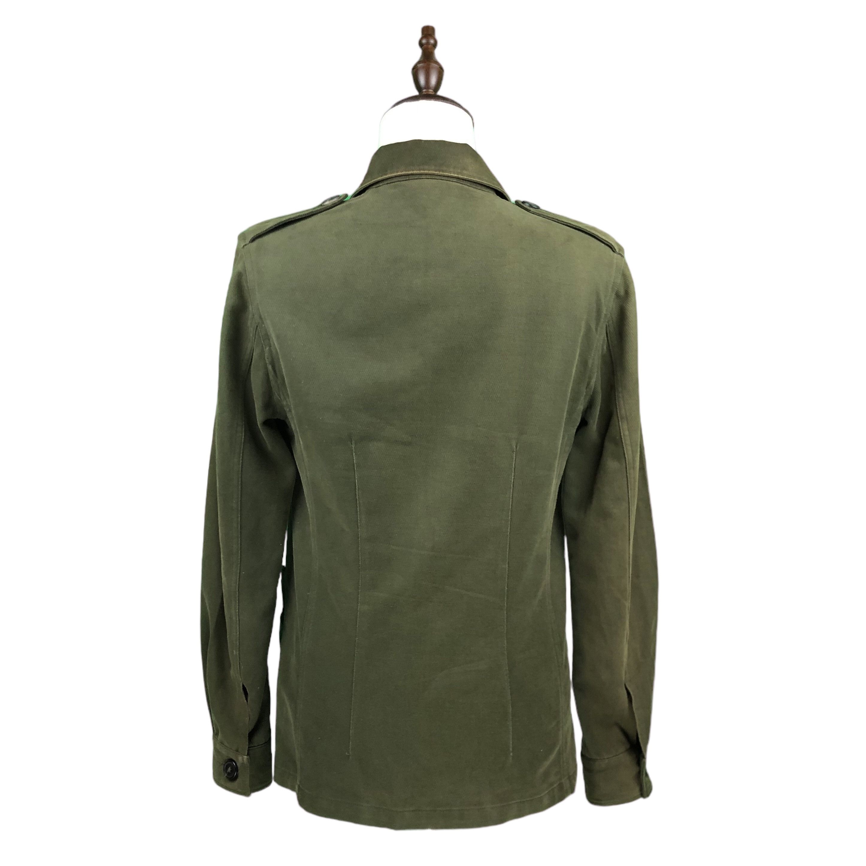 A.P.C. APC Military Green Multipockets Utility Button Wool Jacket Size US M / EU 48-50 / 2 - 9 Thumbnail