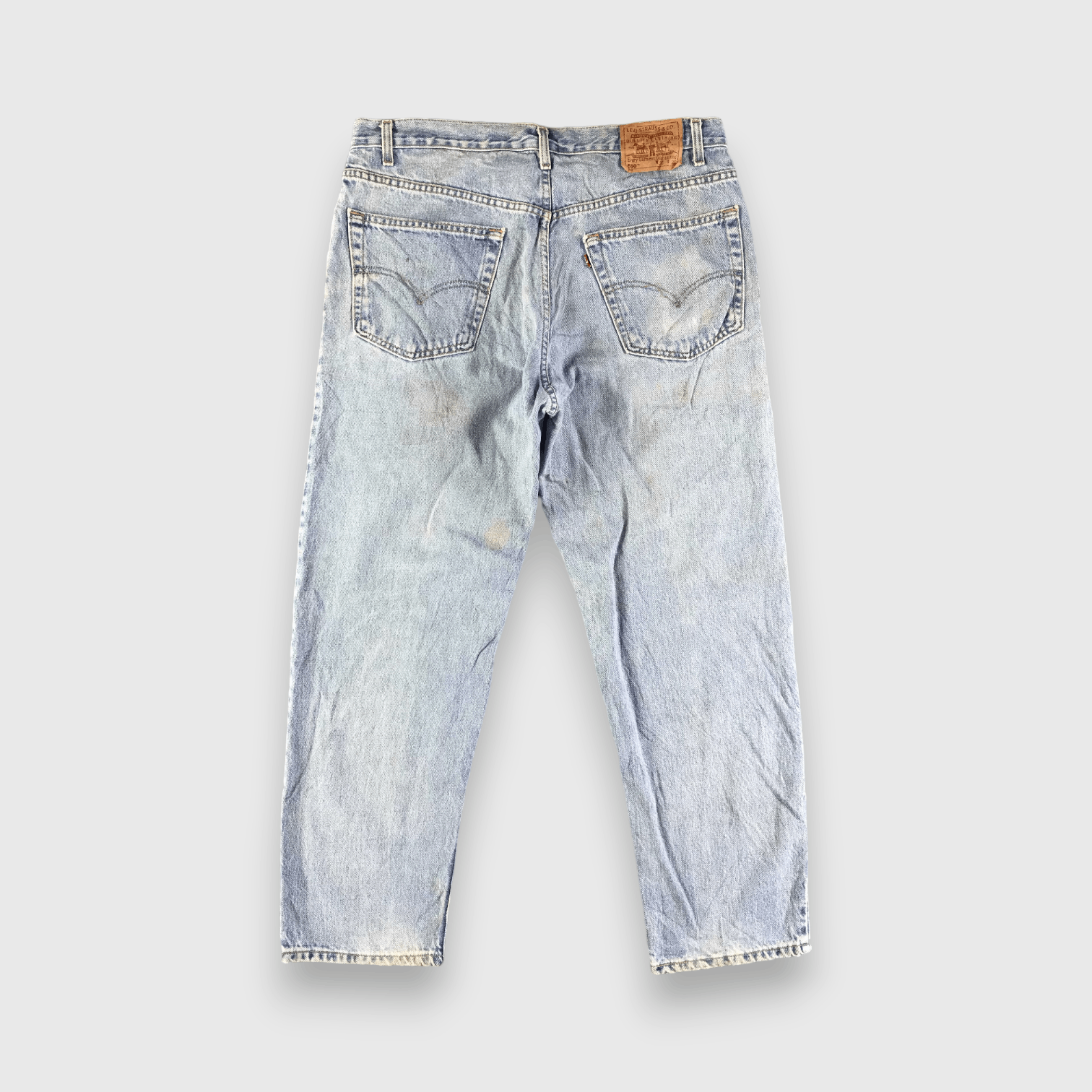 Levi's Vintage 90s Blue Wash Levis 550 Jeans-J3154 Size US 39 - 2 Thumbnail