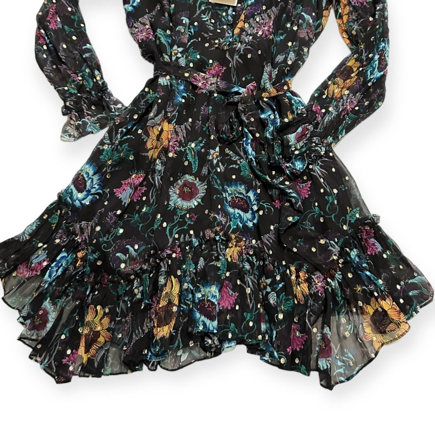 Ulla Johnson Ulla Johnson Anais Dress in Black Iris, Size 0, NWT Size XS / US 0-2 / IT 36-38 - 9 Thumbnail
