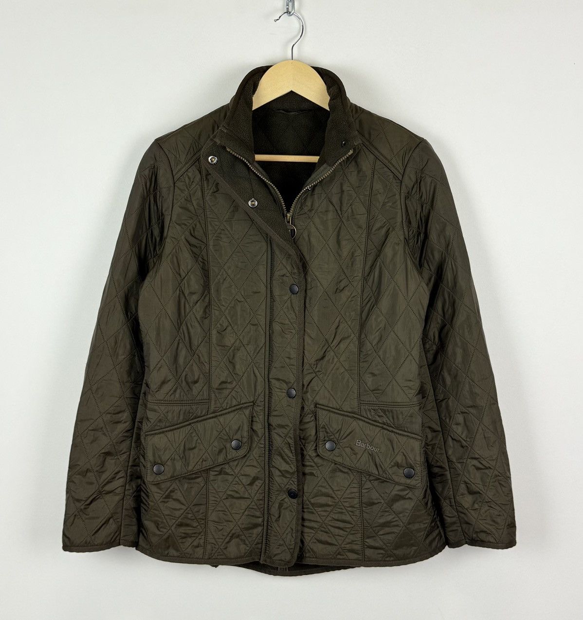 Barbour Barbour Cavalry Polarquilt Jacket Dark Olive Green Top Size L / US 10 / IT 46 - 4 Thumbnail