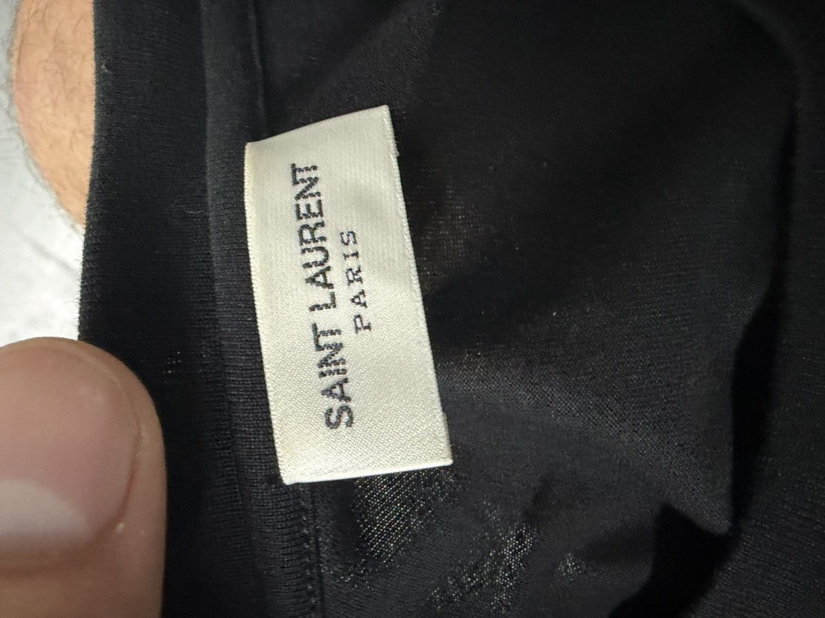 Yves Saint Laurent Saint Laurent Logo Rive Gauche T-shirt Black/White Size US S / EU 44-46 / 1 - 4 Thumbnail