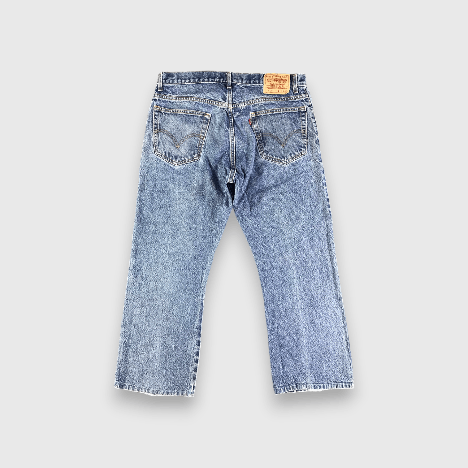 Levi's Vintage Blue Wash Levis 517 Flare Jeans-J3160 Size US 35 - 2 Thumbnail