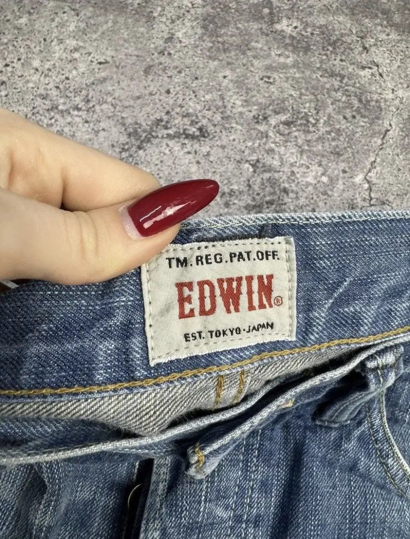 Edwin × Japanese Brand Edwin Vintage Pants Jeans Japanese W34 Light Wash Faded Size US 34 / EU 50 - 12 Thumbnail