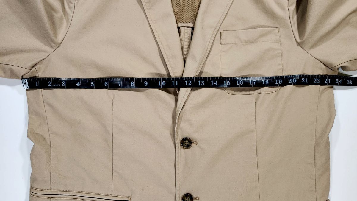 L.L. Bean L.L. Bean 44-Tall Cotton Sport Coat Blazer Elbow Patch Size 44L - 5 Thumbnail