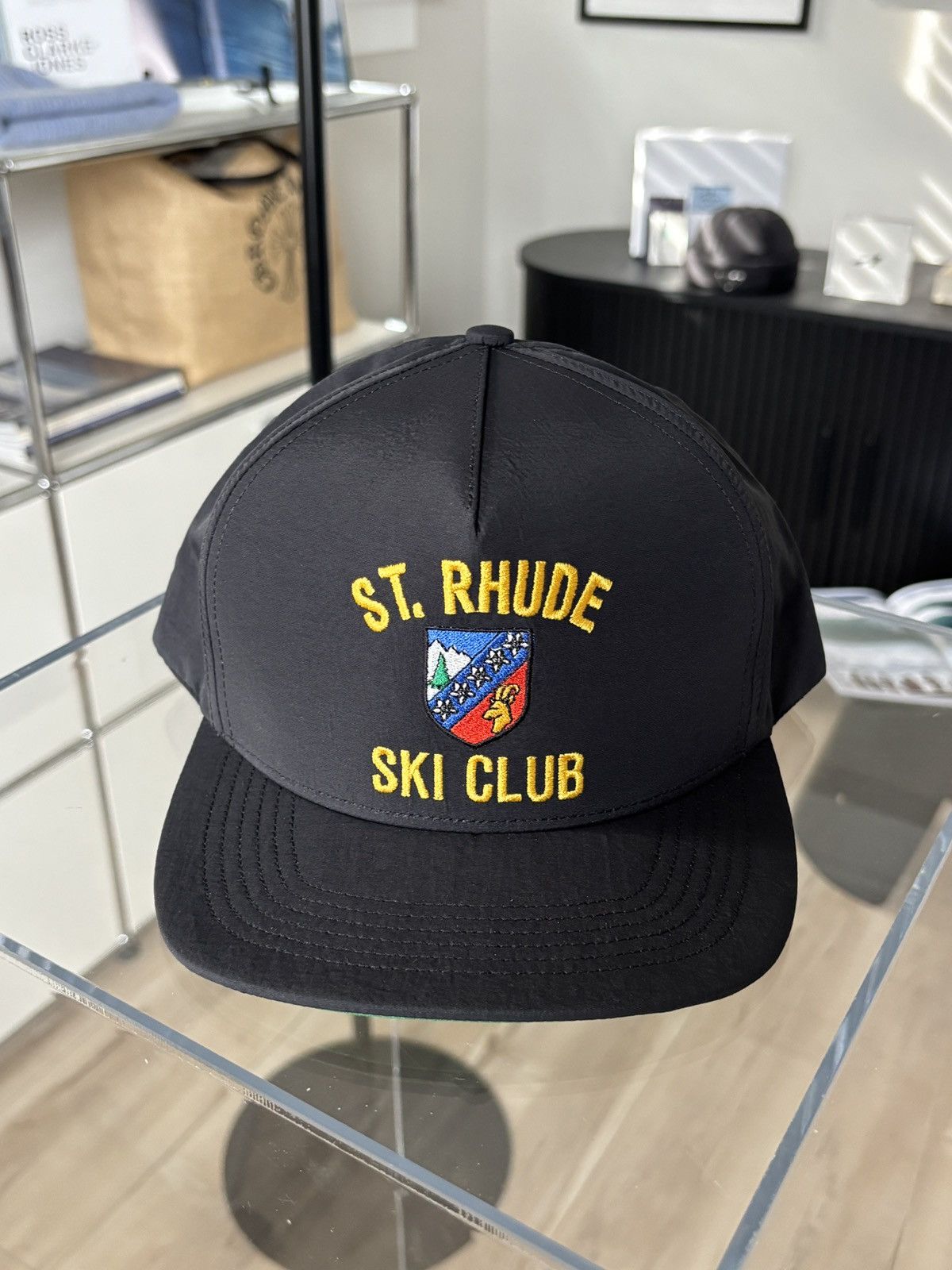 Rhude 🎿 RHUDE | SKI CLUB LOGO HAT Size ONE SIZE - 2 Thumbnail