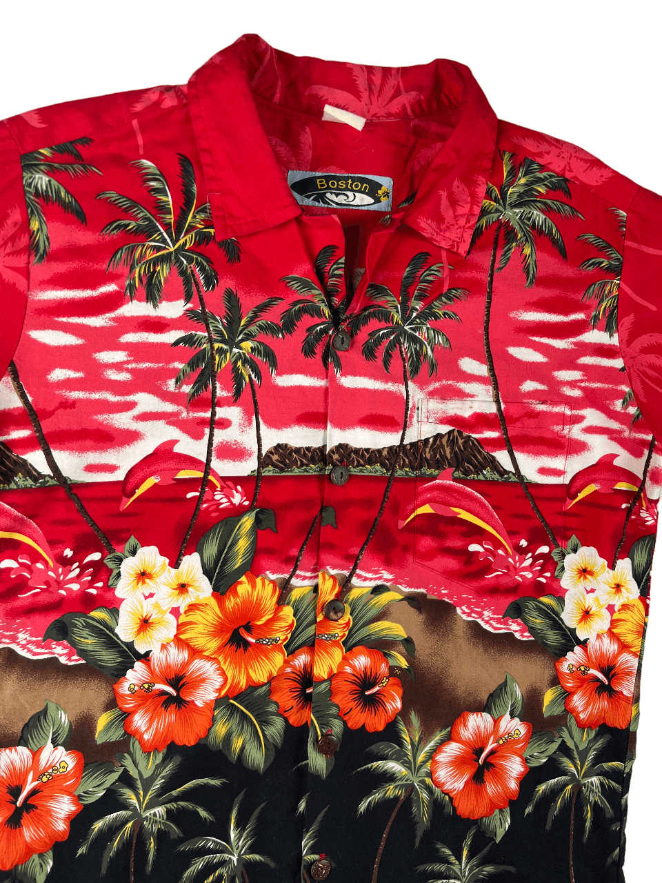 Vintage Vintage Hawaiian Shirt Boston L Size US L / EU 52-54 / 3 - 2 Thumbnail