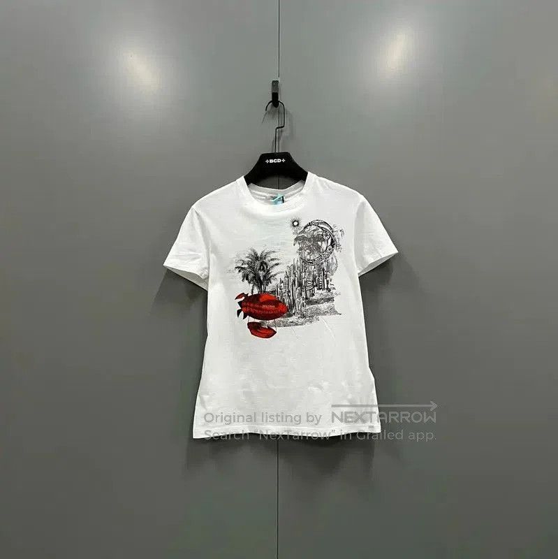 Valentino Valentino Summer White Cotton Short Sleeve Tee . Size S / US 4 / IT 40 - 1 Thumbnail