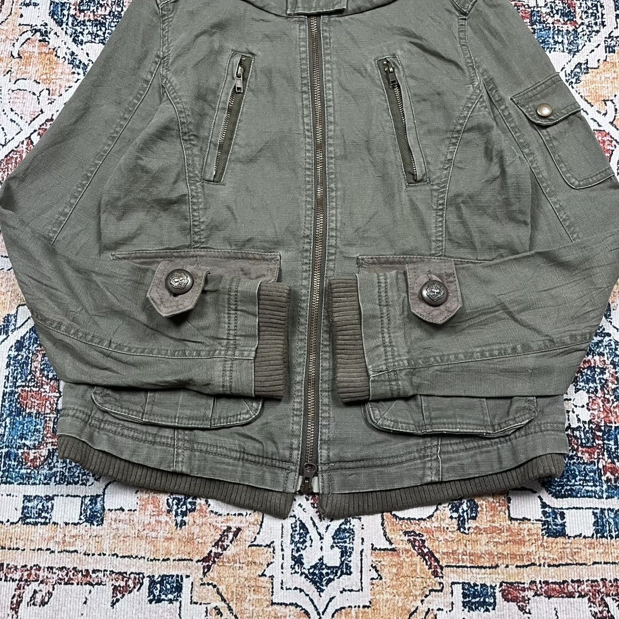 Japanese Brand Bono Jacket GOA Style Military Troop Back Number Size US S / EU 44-46 / 1 - 4 Thumbnail