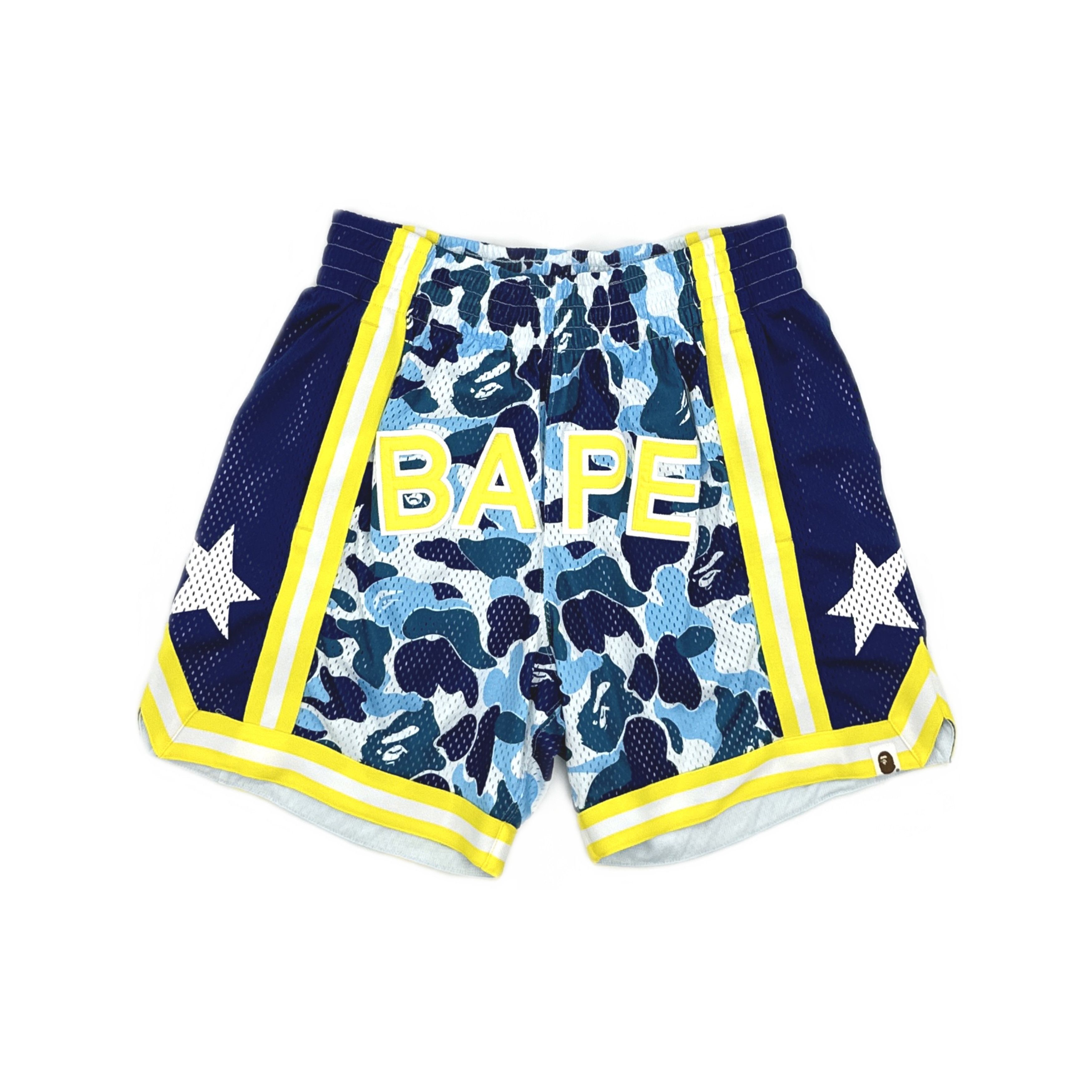 Bape A BATHING APE Camo Basketball Shorts Size S Size US 30 / EU 46 - 1 Thumbnail
