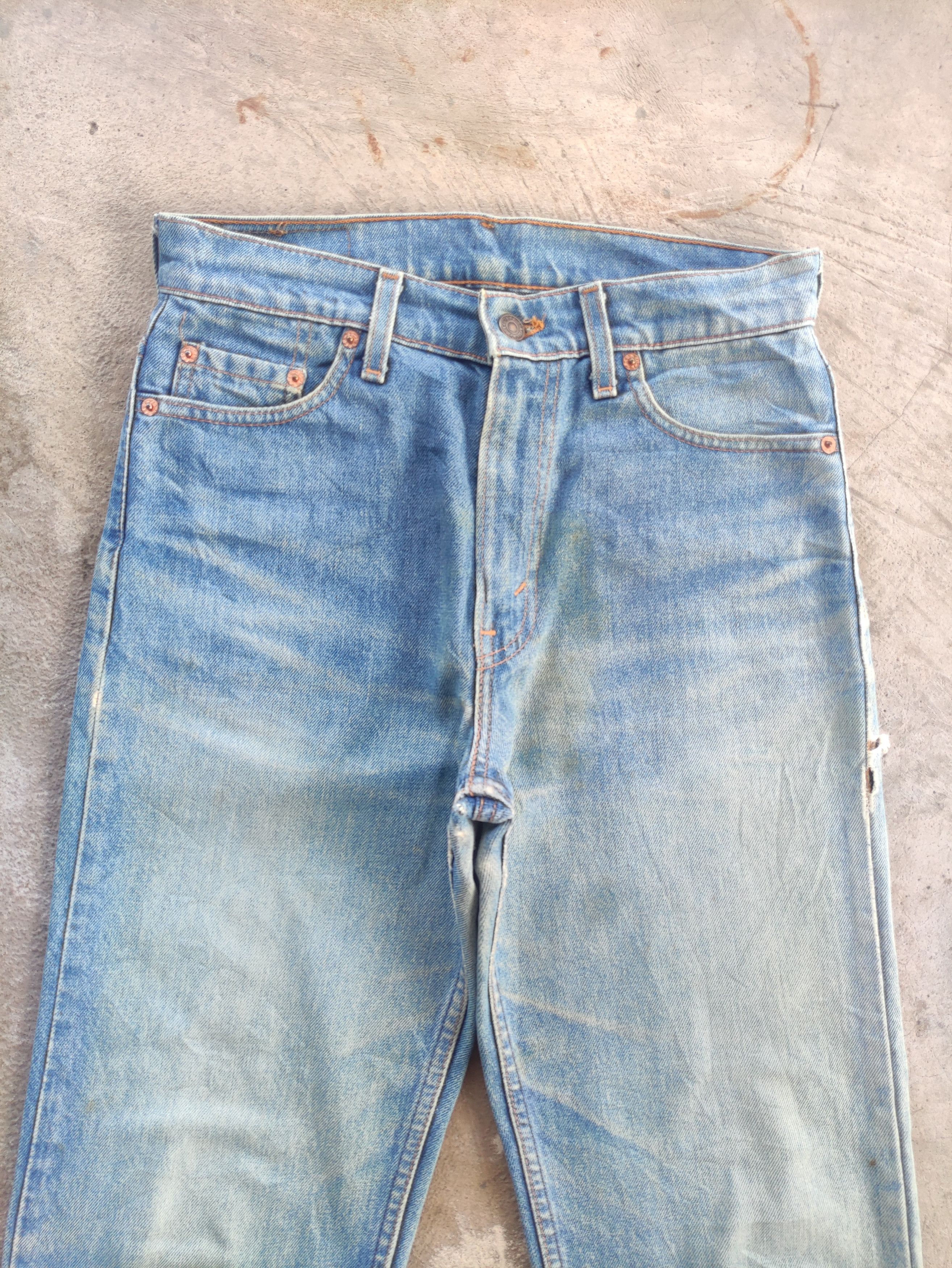 Levi's Vintage Levis Jean Distressed Faded Denim pants Size US 29 - 3 Thumbnail