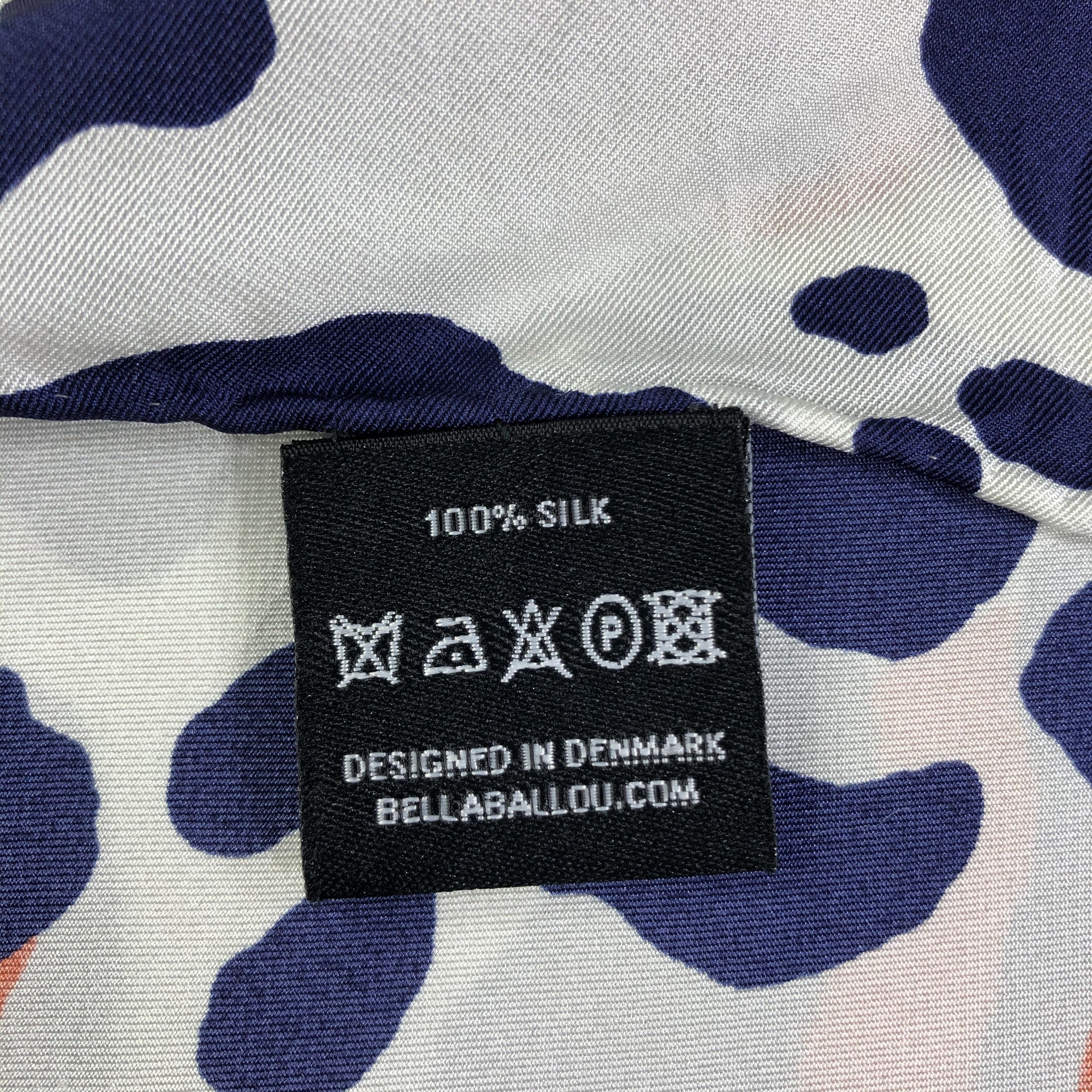 Vintage Vintage Bella Ballou Silk Scarf Size ONE SIZE - 6 Thumbnail