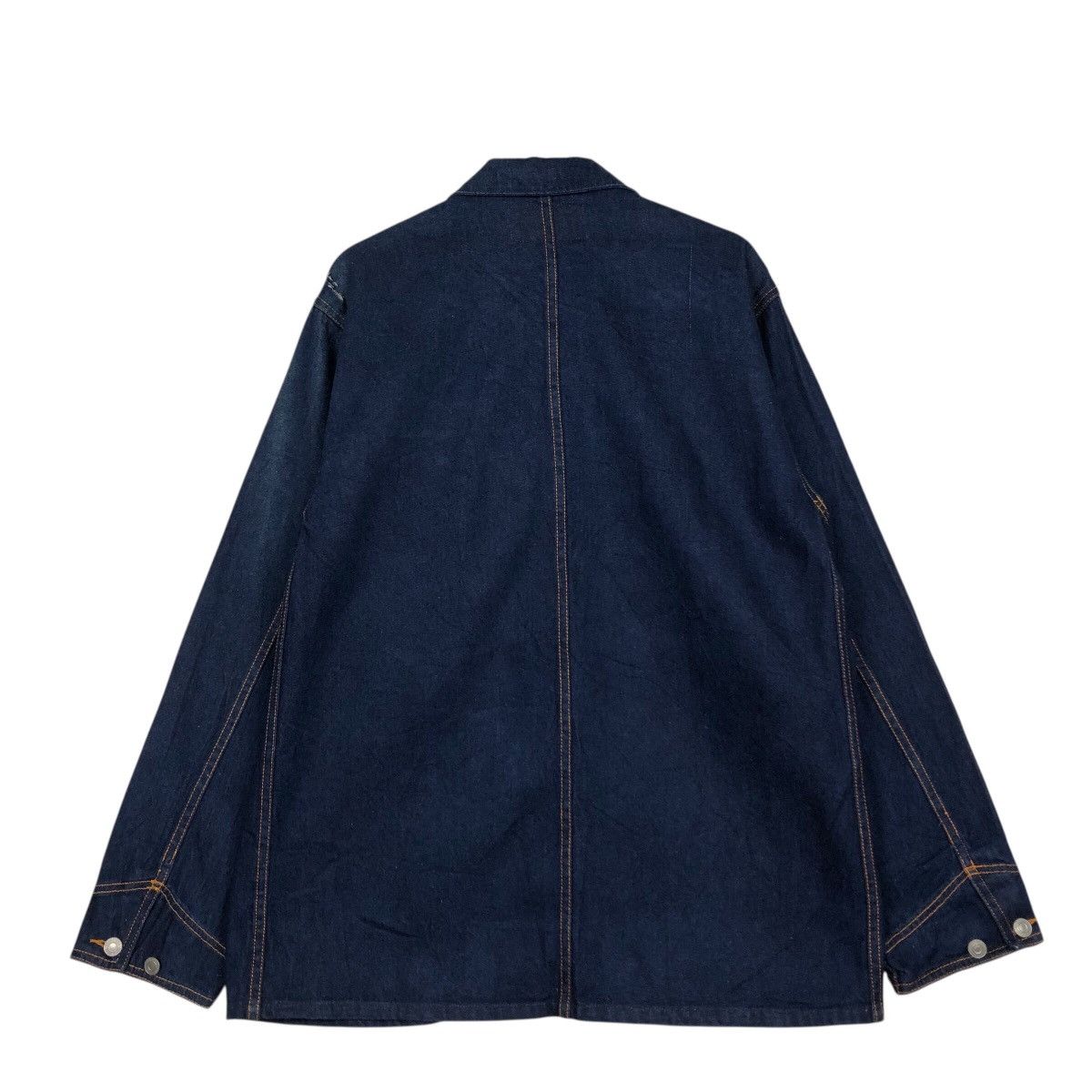 Japanese Brand 📌Vintage Indigo Denim Work Jacket Unbranded Issey Miyake Size US L / EU 52-54 / 3 - 10 Thumbnail