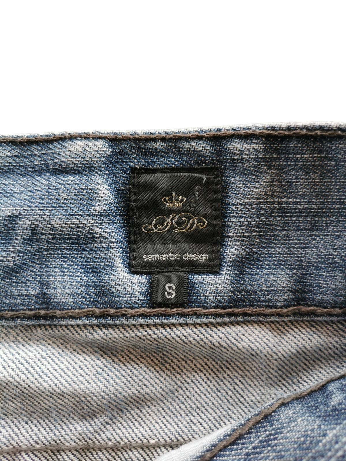 semanticdesign Vintage semanticdesign ripped jeans Size US 30 / EU 46 - 10 Thumbnail