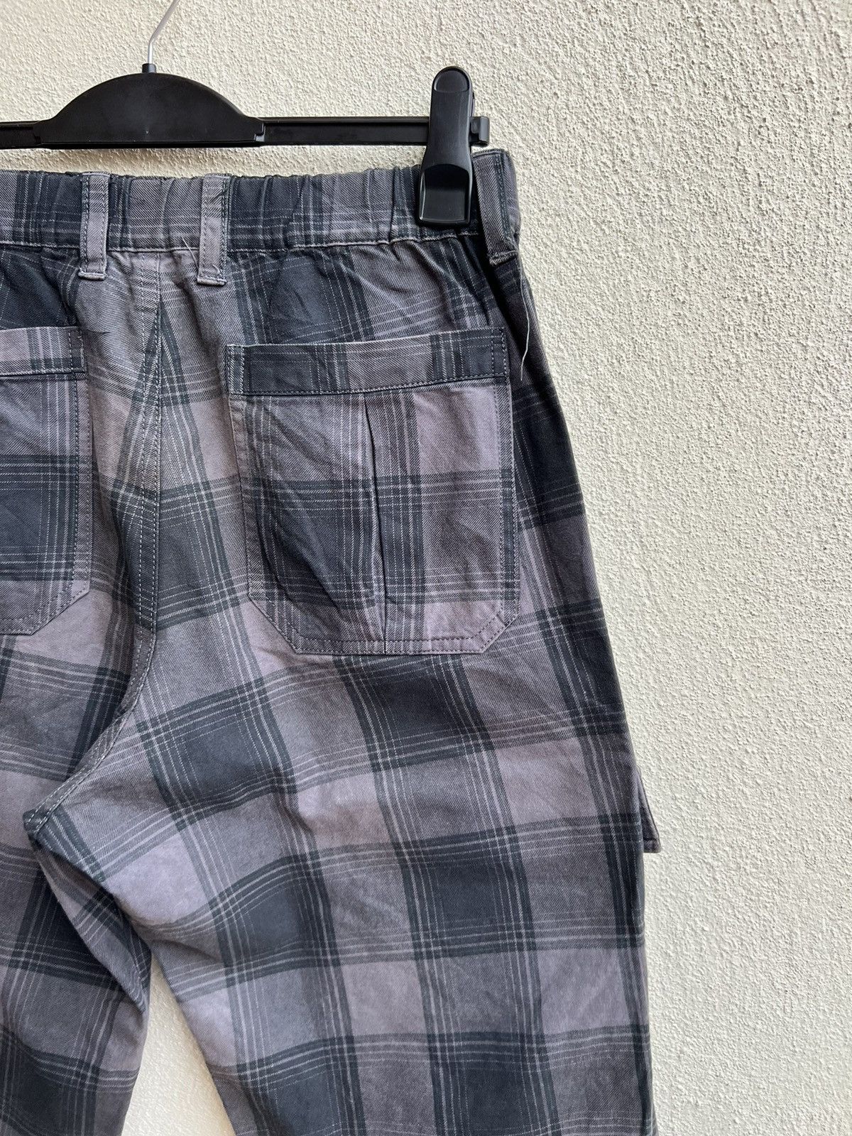Vintage VTG MILK BOY Japan Check Cargo Trouser Pant Size US 30 / EU 46 - 18 Thumbnail