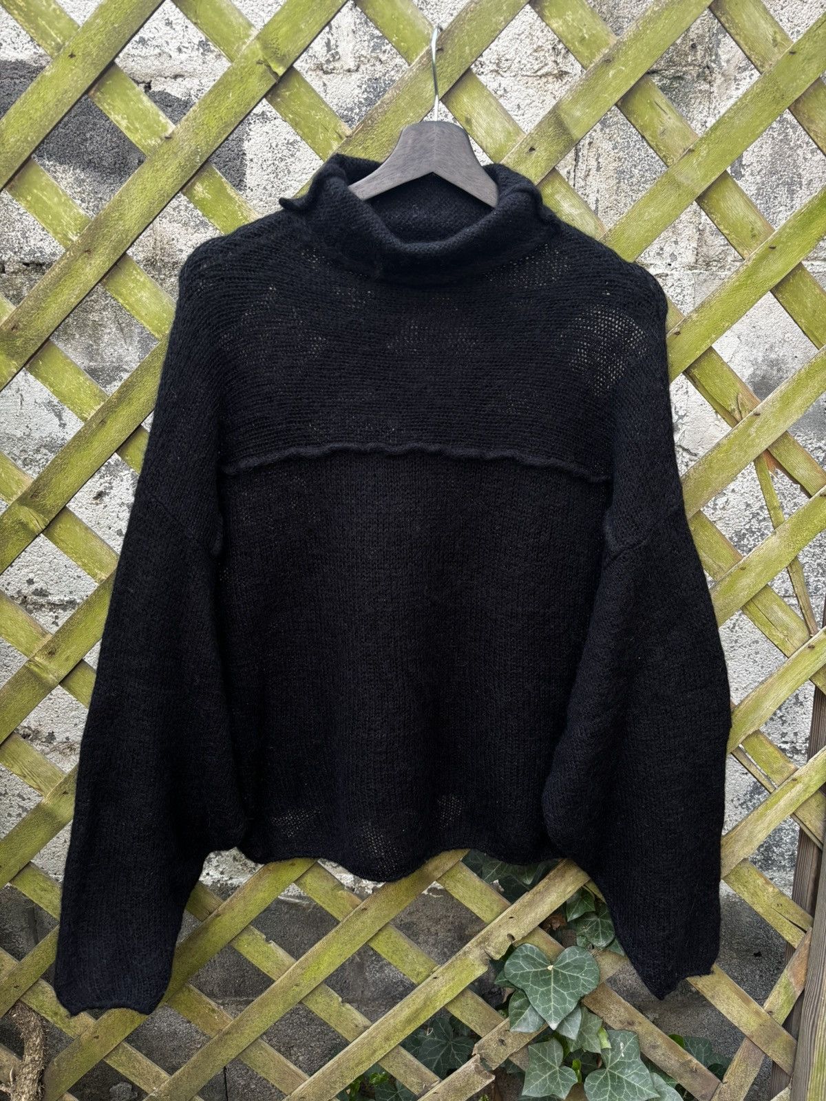 Maison Margiela FW2007 Maison Margiela Artisanal Cropped Turtleneck Size US M / EU 48-50 / 2 - 1 Thumbnail