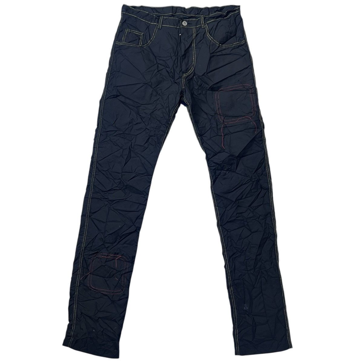 KANGHYUK KANGHYUK 19SS COLLECTION 5 Crinkled Patchwork Nylon Trousers Size US 44 / EU 60 - 1 Thumbnail