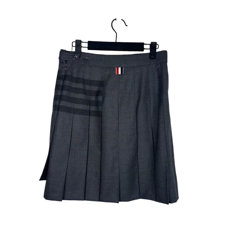 Thom Browne Thom Browne Classic grey pleated skirt Size 26" / US 2 / IT 38 - 2 Thumbnail