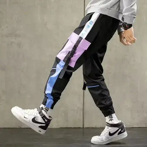 Other Big Pockets Ribbons Hiphop Cargo Pants Size US 28 / EU 44 - 2 Thumbnail