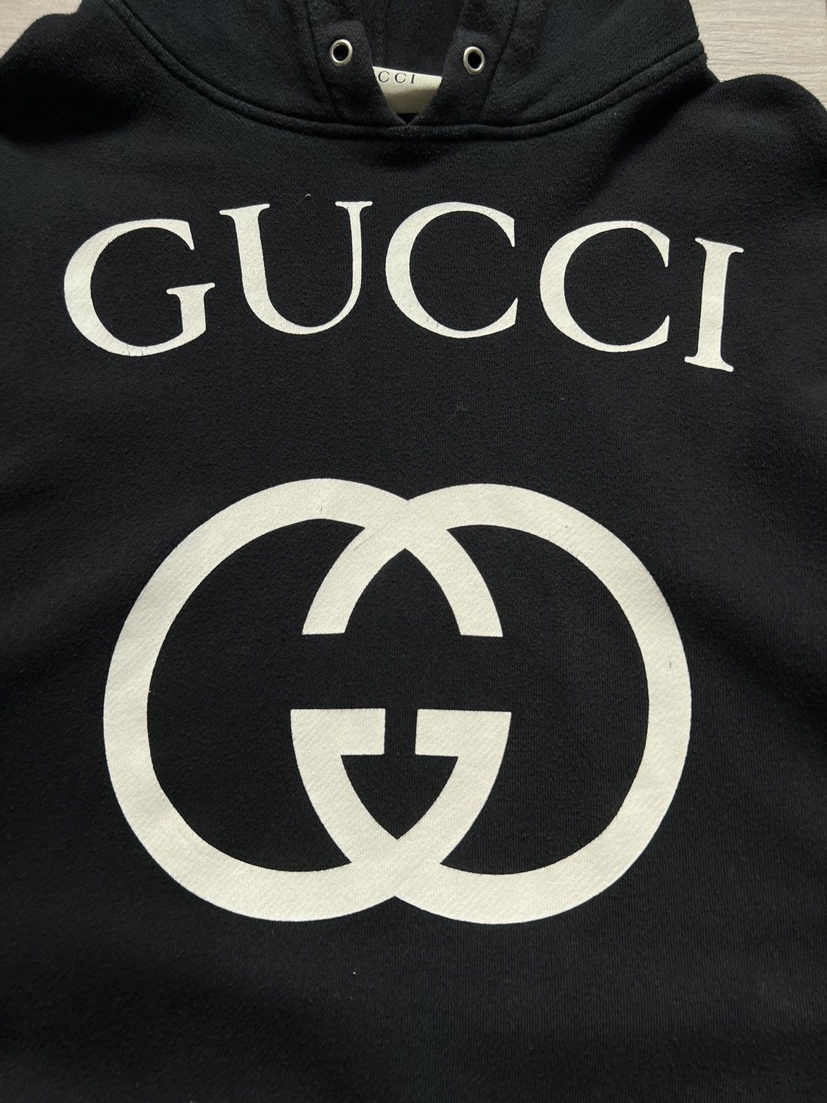 Gucci Gucci Big Logo GG Interlocking Hoodie Size US S / EU 44-46 / 1 - 5 Thumbnail
