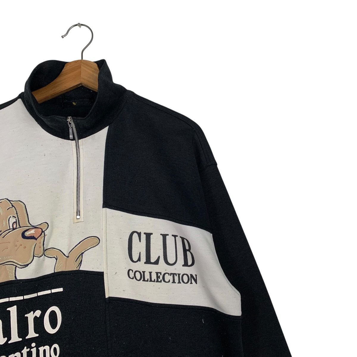 Japanese Brand Carlo Valentino Quarter Zipper Sweater Size US M / EU 48-50 / 2 - 5 Thumbnail