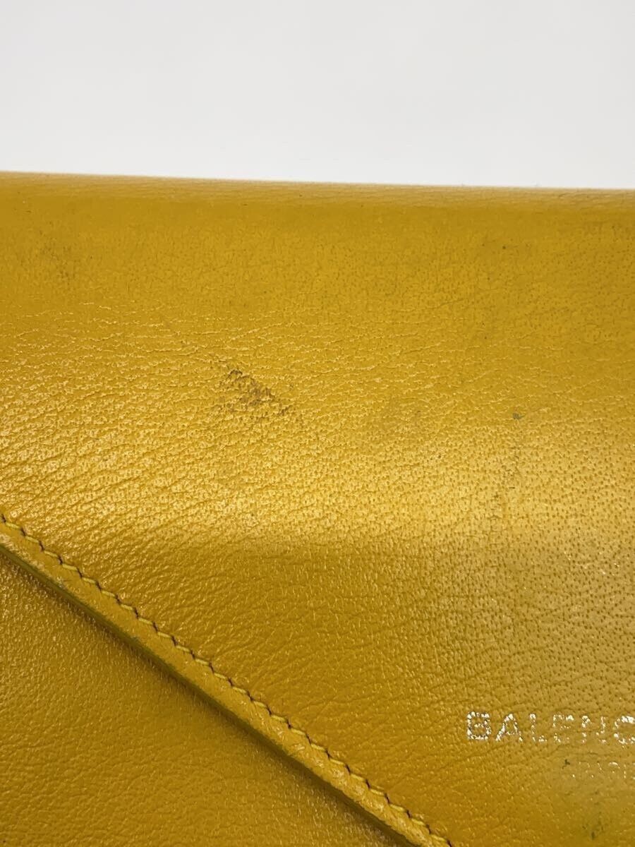 Balenciaga Balenciaga Leather Long Wallet Yellow Size ONE SIZE - 8 Thumbnail